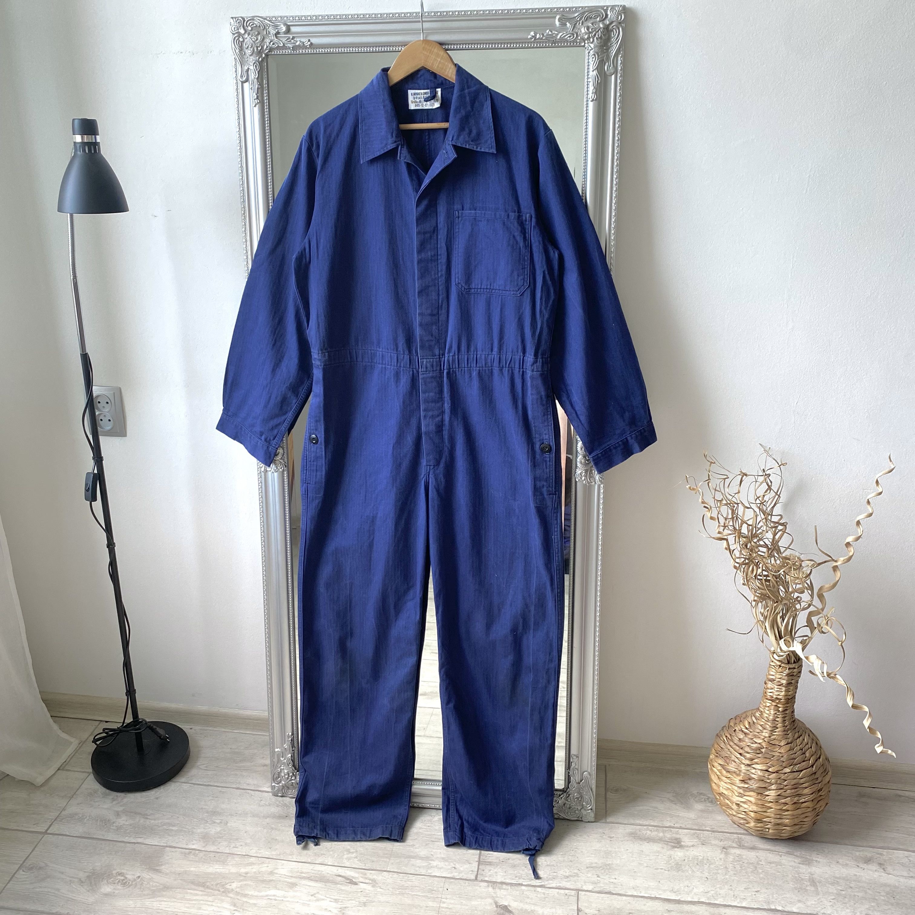 Le Laboureur ⚙️ Vintage Sanfor French Coverall Worker jumpsuit Vetra Size US 32 / EU 48 - 1 Thumbnail