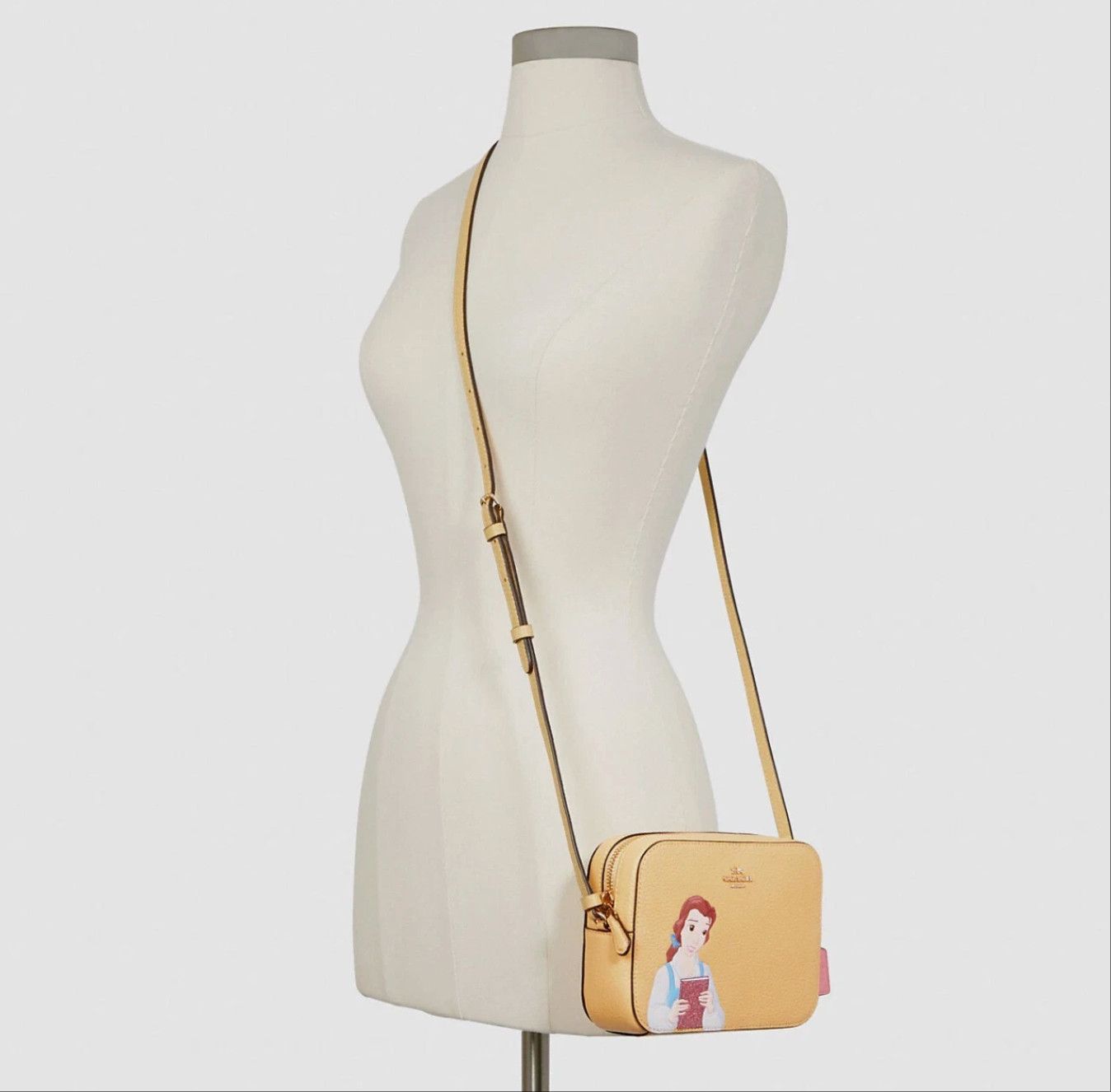 Coach NWT Disney X Coach Mini Camera Bag With Belle C3404 Size ONE SIZE - 12 Thumbnail