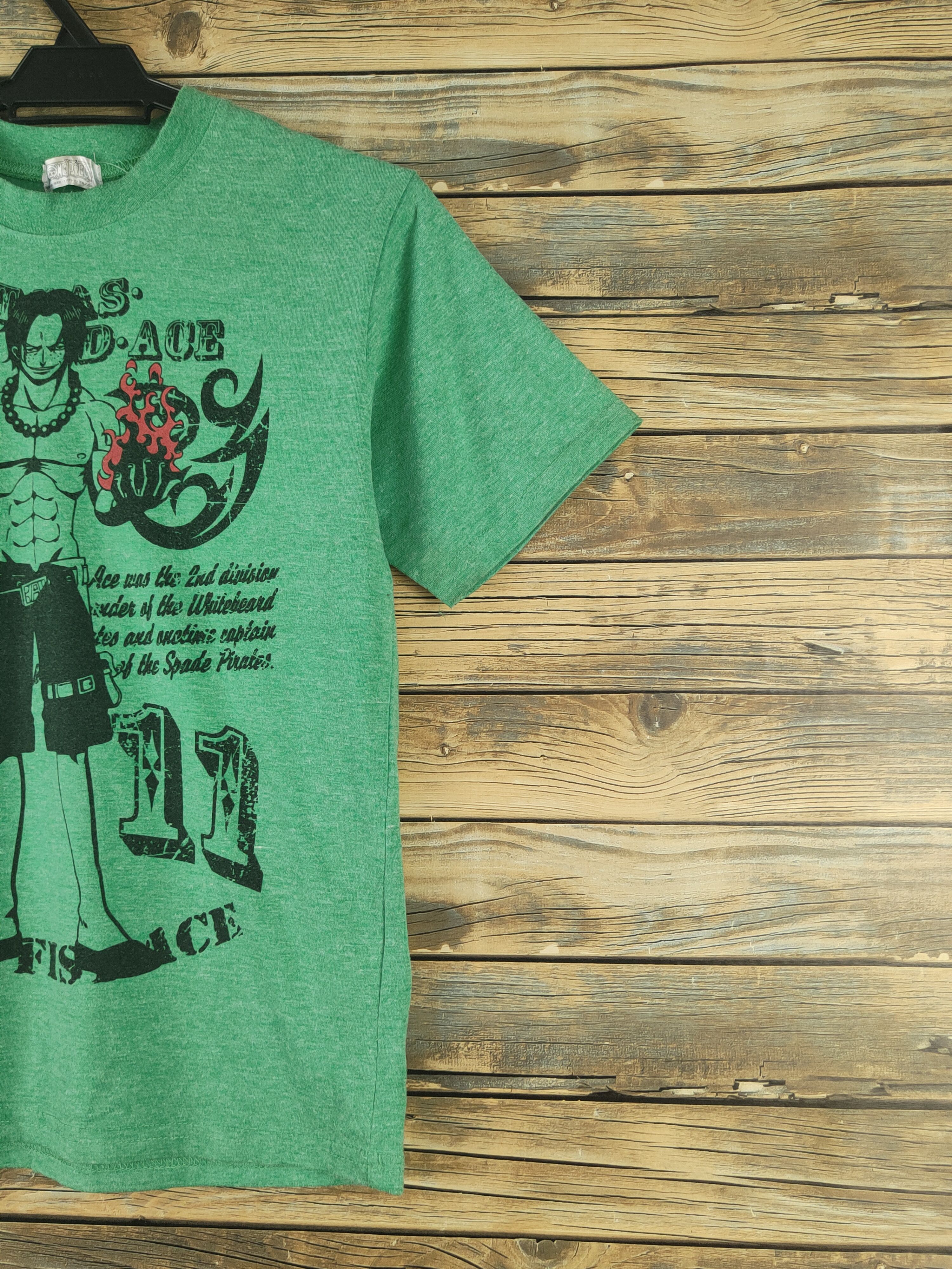 One Piece One Piece Green Short Sleeve T-shirts #S2863 Size US S / EU 44-46 / 1 - 6 Thumbnail