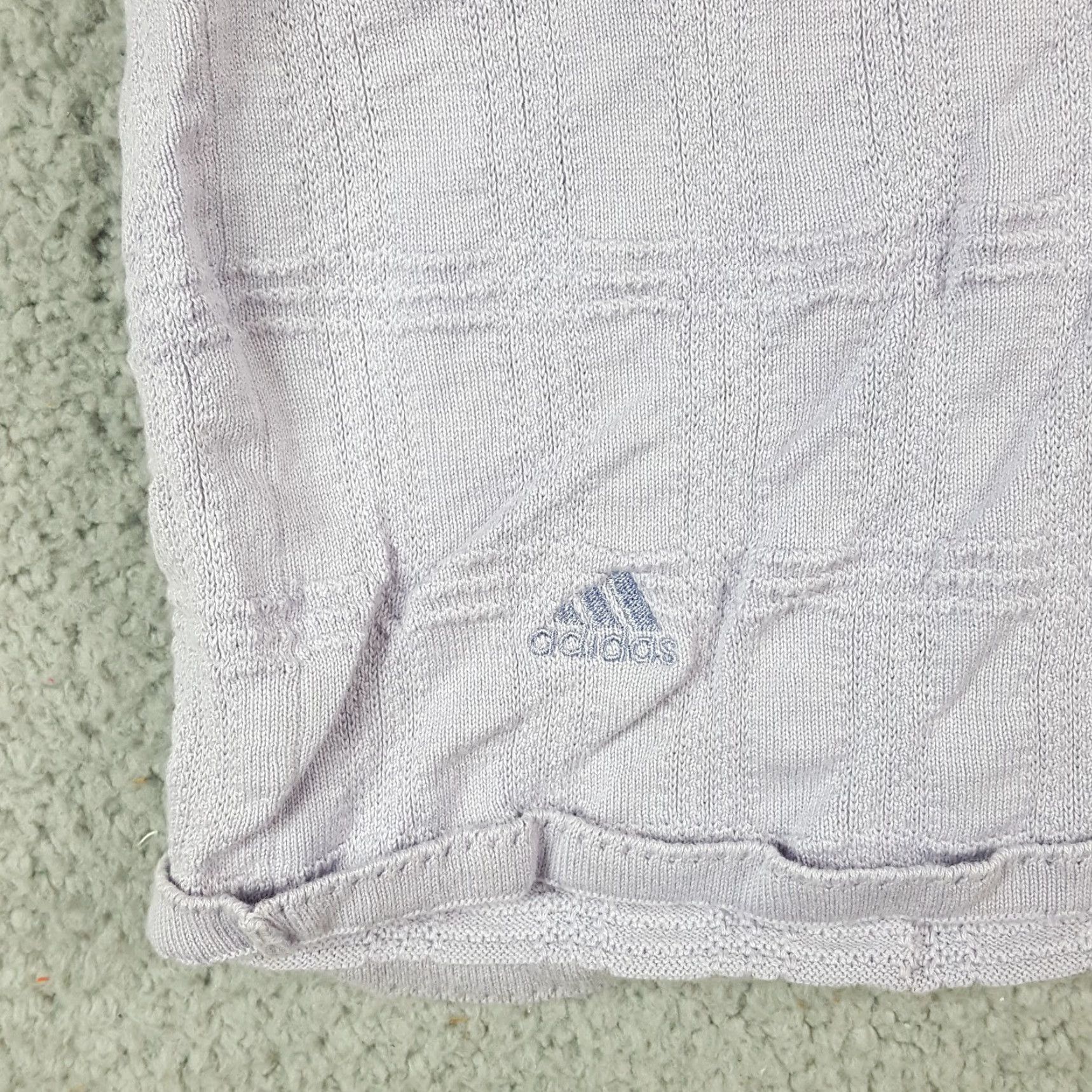 Adidas Vintage Adidas Women's Sweater Vest 90s Check Pattern Purple Sleeveless Knit Pullover M Size M / US 6-8 / IT 42-44 - 5 Thumbnail