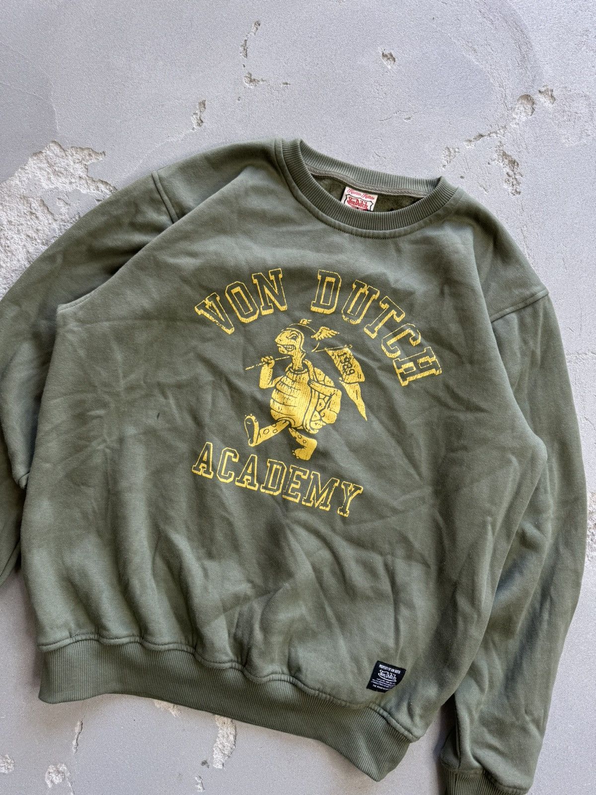 Vintage × Von Dutch Vintage Von Dutch Knit Logo Sweater Size US L / EU 52-54 / 3 - 3 Thumbnail