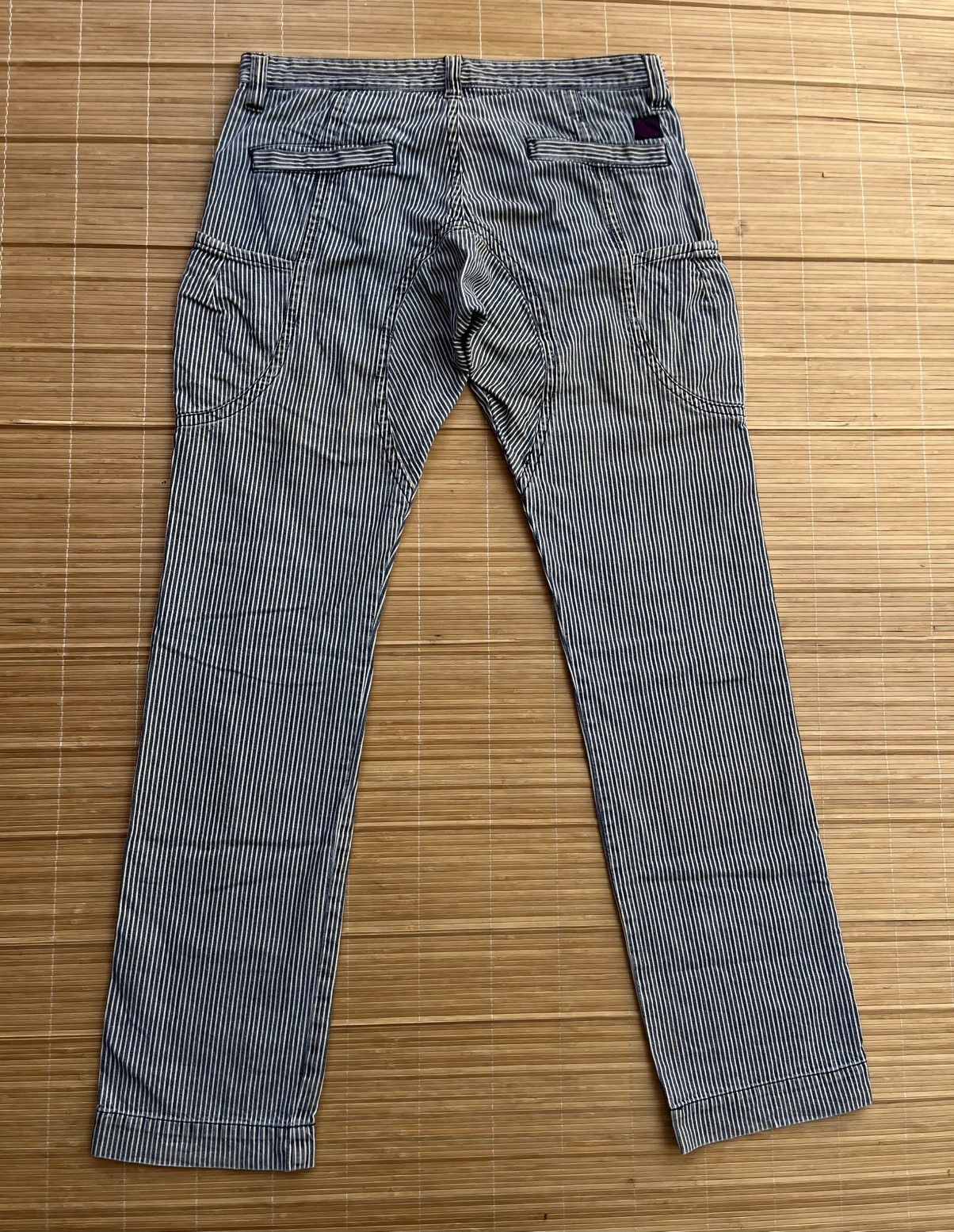 Le Grande Bleu (L.G.B.) Vtg 291295 homme hickory striped pants Size US 34 / EU 50 - 2 Thumbnail
