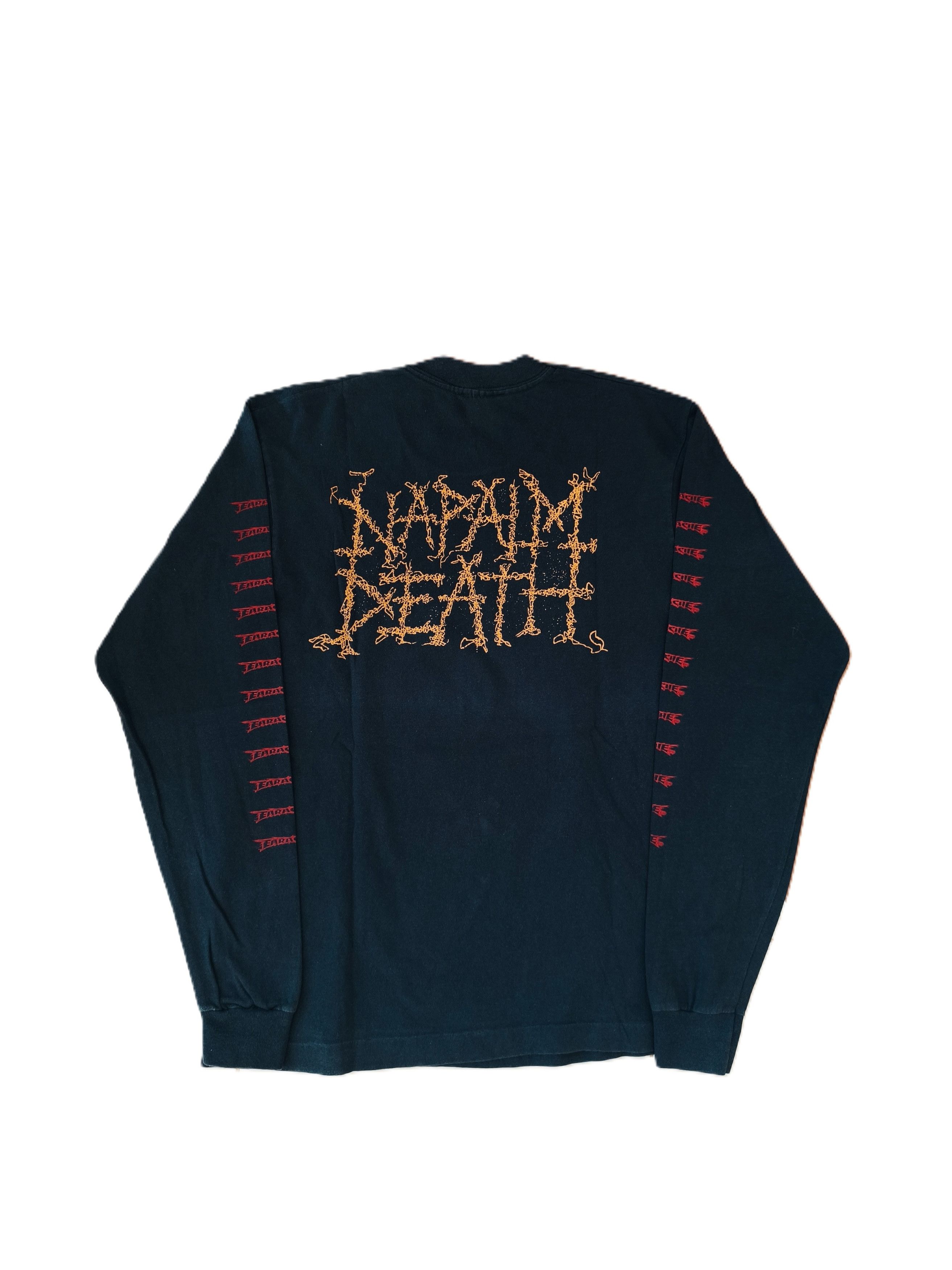 Band Tees Vintage 1991 Napalm Death Longsleeve Brujeria Terrorizer Size US L / EU 52-54 / 3 - 3 Thumbnail