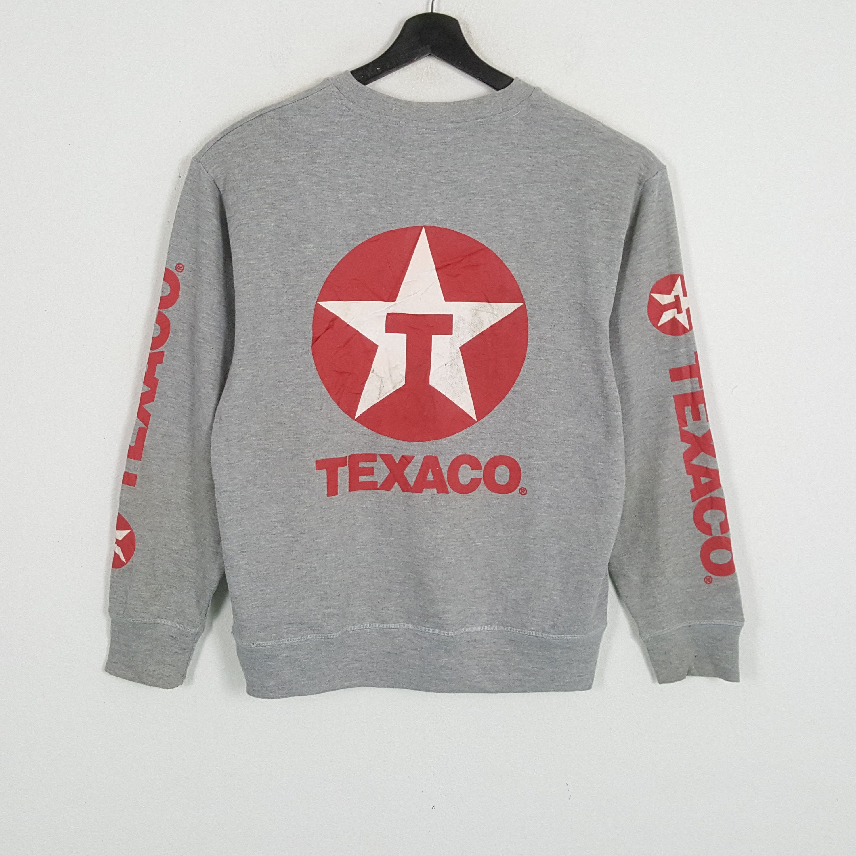 Vintage TEXACO American Oil Brand Sweatshirt Size US M / EU 48-50 / 2 - 1 Thumbnail