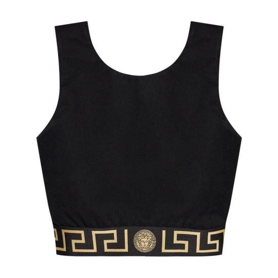 Versace VERSACE Women Tops 1A11143 1015878 1B000 BLACK Size XS / US 0-2 / IT 36-38 - 1 Thumbnail