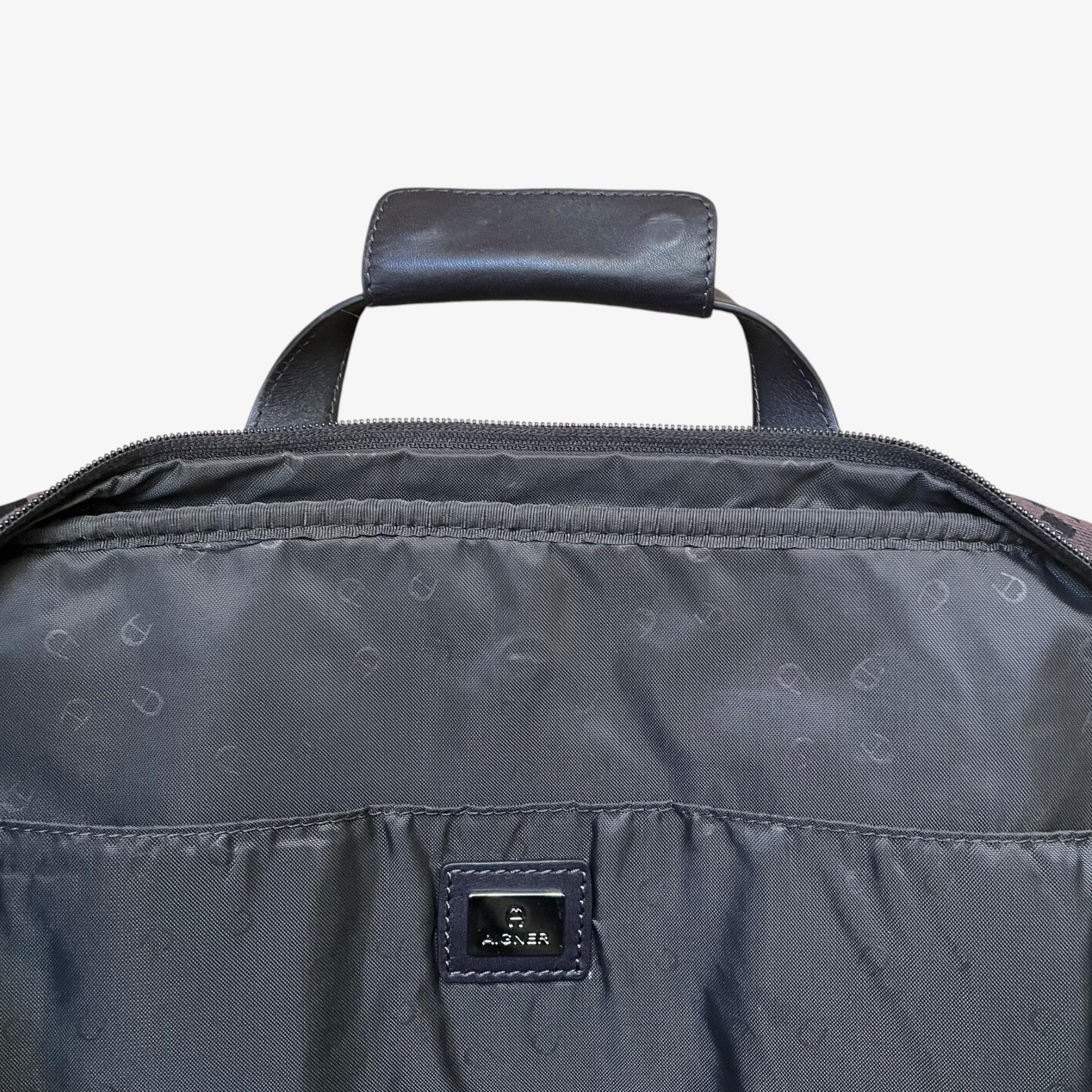 Etienne Aigner Vintage Y2K Etienne Aigner Monogram Print Briefcase Size ONE SIZE - 3 Thumbnail