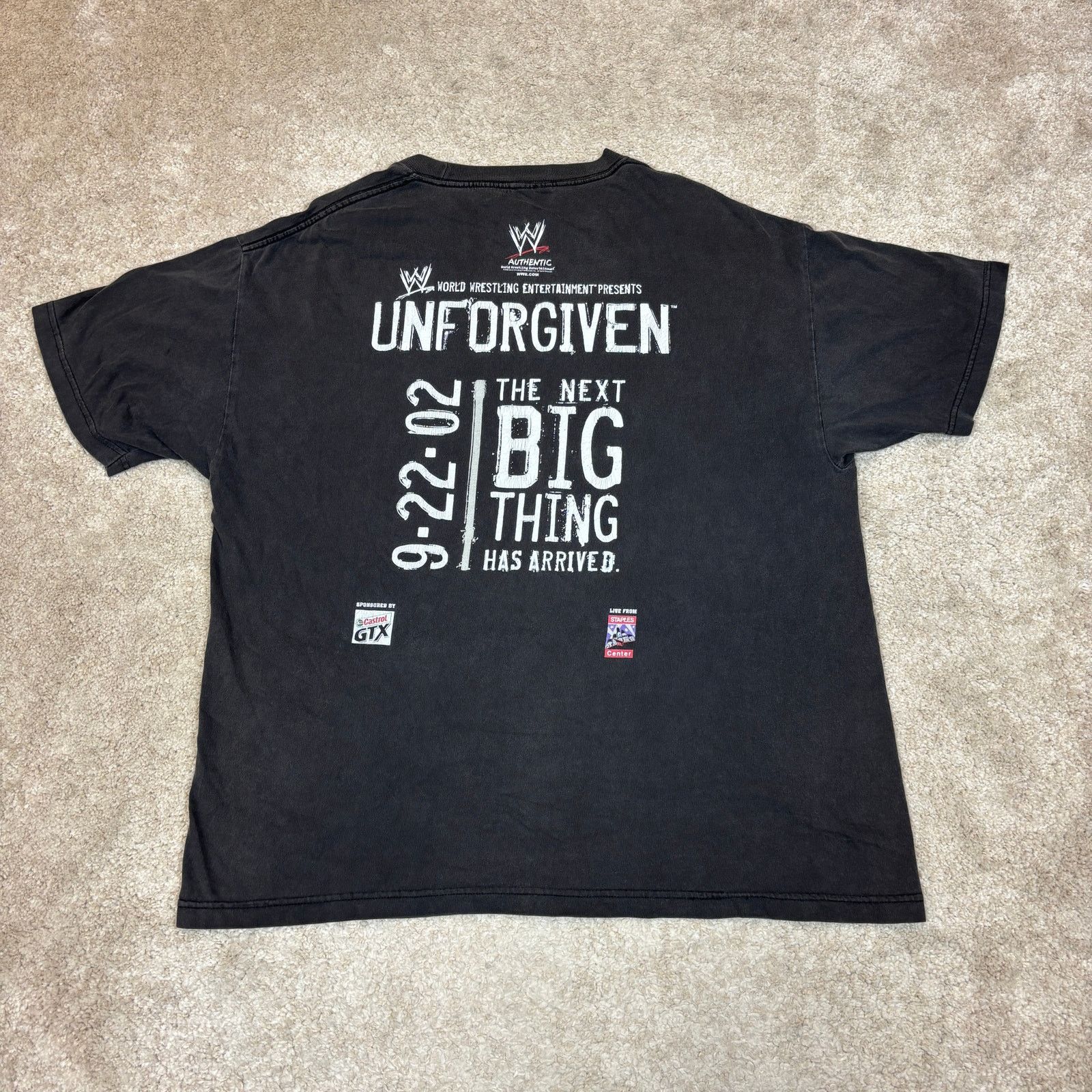 WWE Vintage Unforgiven WWE T Shirt Men's 2XL Undertaker Size US XXL / EU 58 / 5 - 3 Thumbnail