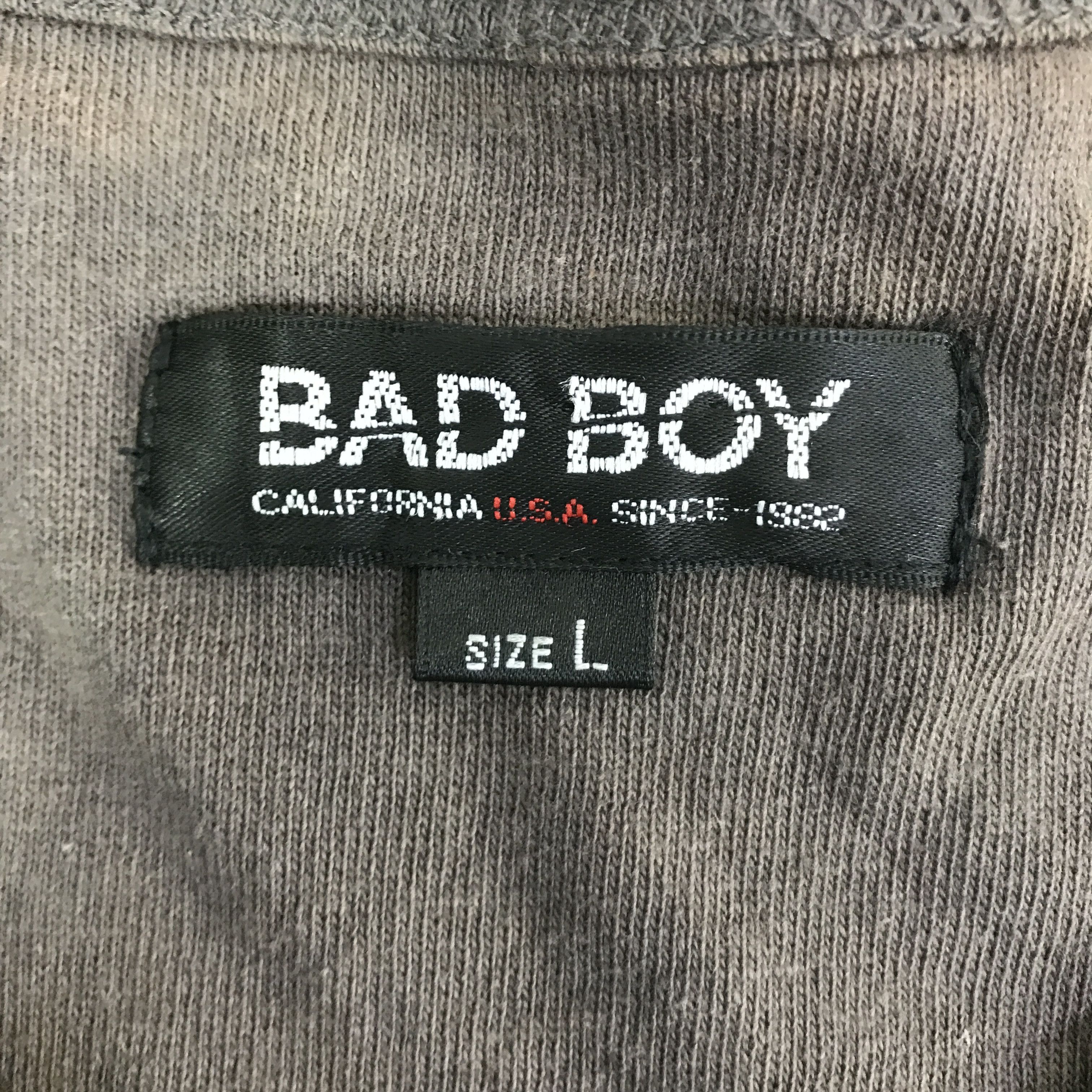 Japanese Brand bad boy japan long sleeve t-shirt K93B55 Size US L / EU 52-54 / 3 - 10 Thumbnail