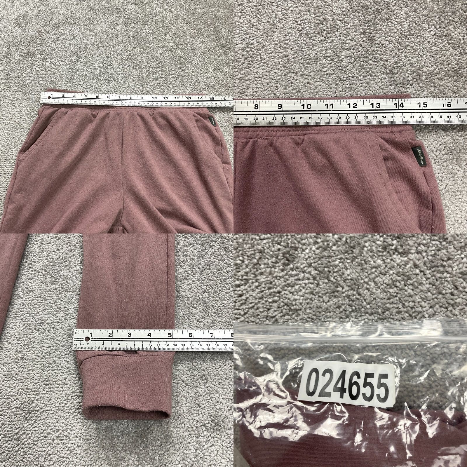 Eddie Bauer Eddie Bauer Sweatpants Womens Small Old Rose Tapered Leg Casual 29x28 Size 28" / US 6 / IT 42 - 9 Thumbnail