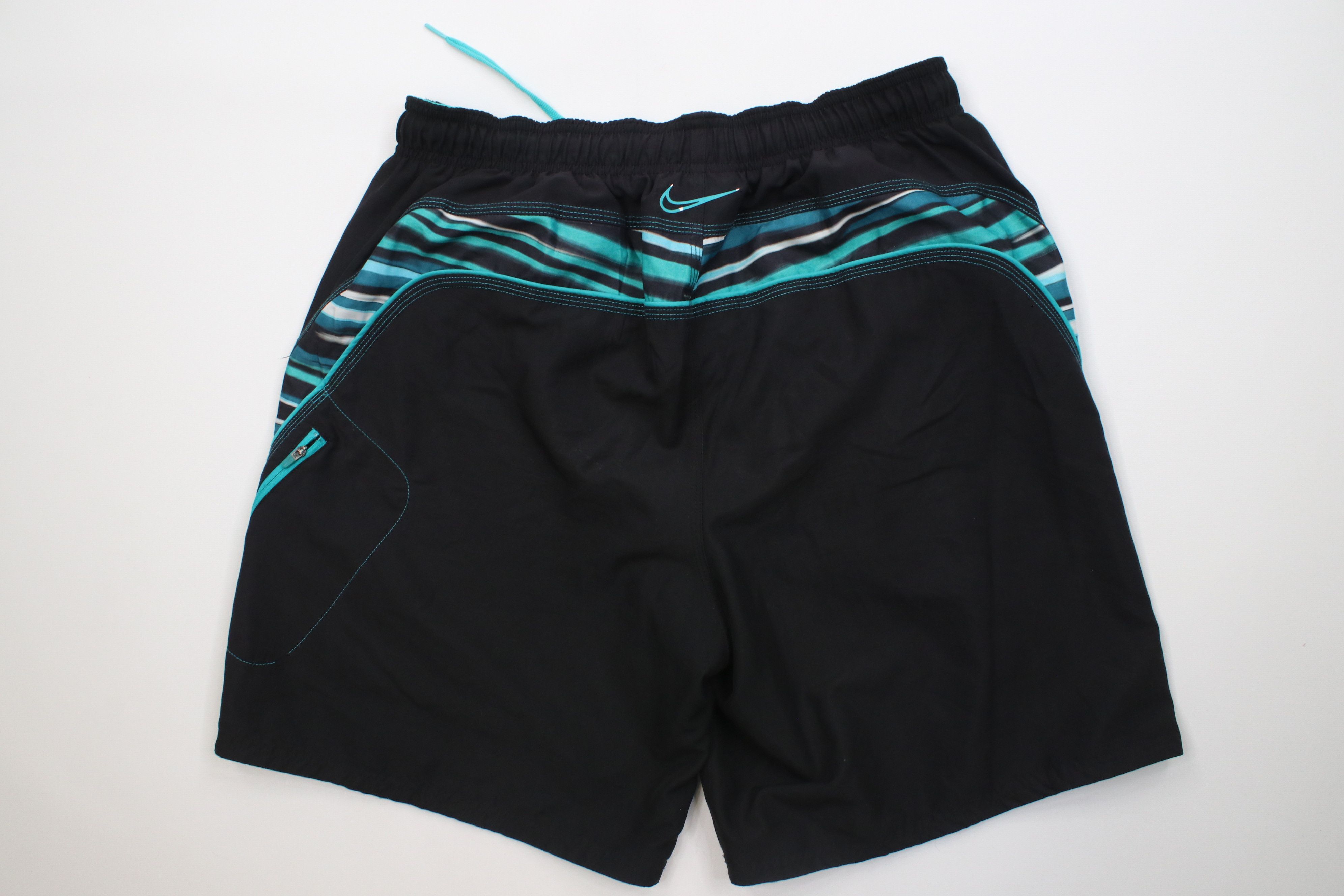 Nike Vintage Y2K Nike Scott Mini Swoosh Lined Shorts Swim Trunks Size US 34 / EU 50 - 8 Thumbnail