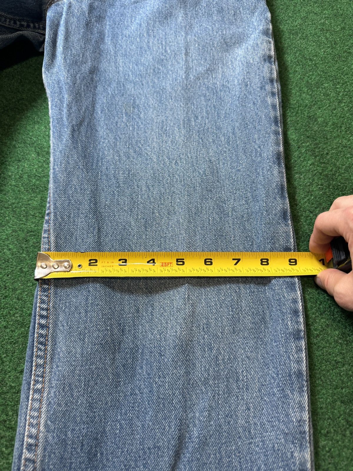 Levi's Vintage Clothing Vtg 90s Y2K Levi’s 550 Relaxed Fit Taper Light Wash Jeans Size 30" / US 8 / IT 44 - 10 Thumbnail