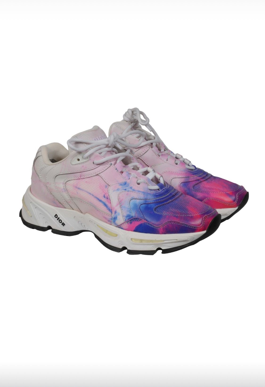 Dior CD1 Tie Dye Sneakers US 6 IT 39 White Size US 6 / EU 39 - 1 Thumbnail