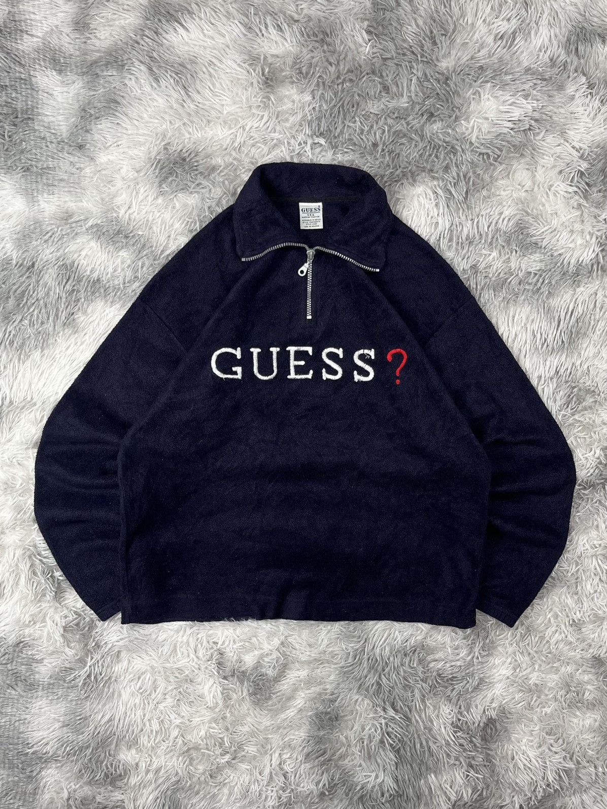 Guess Vintage 90s Guess Half Zip Size US M / EU 48-50 / 2 - 1 Thumbnail