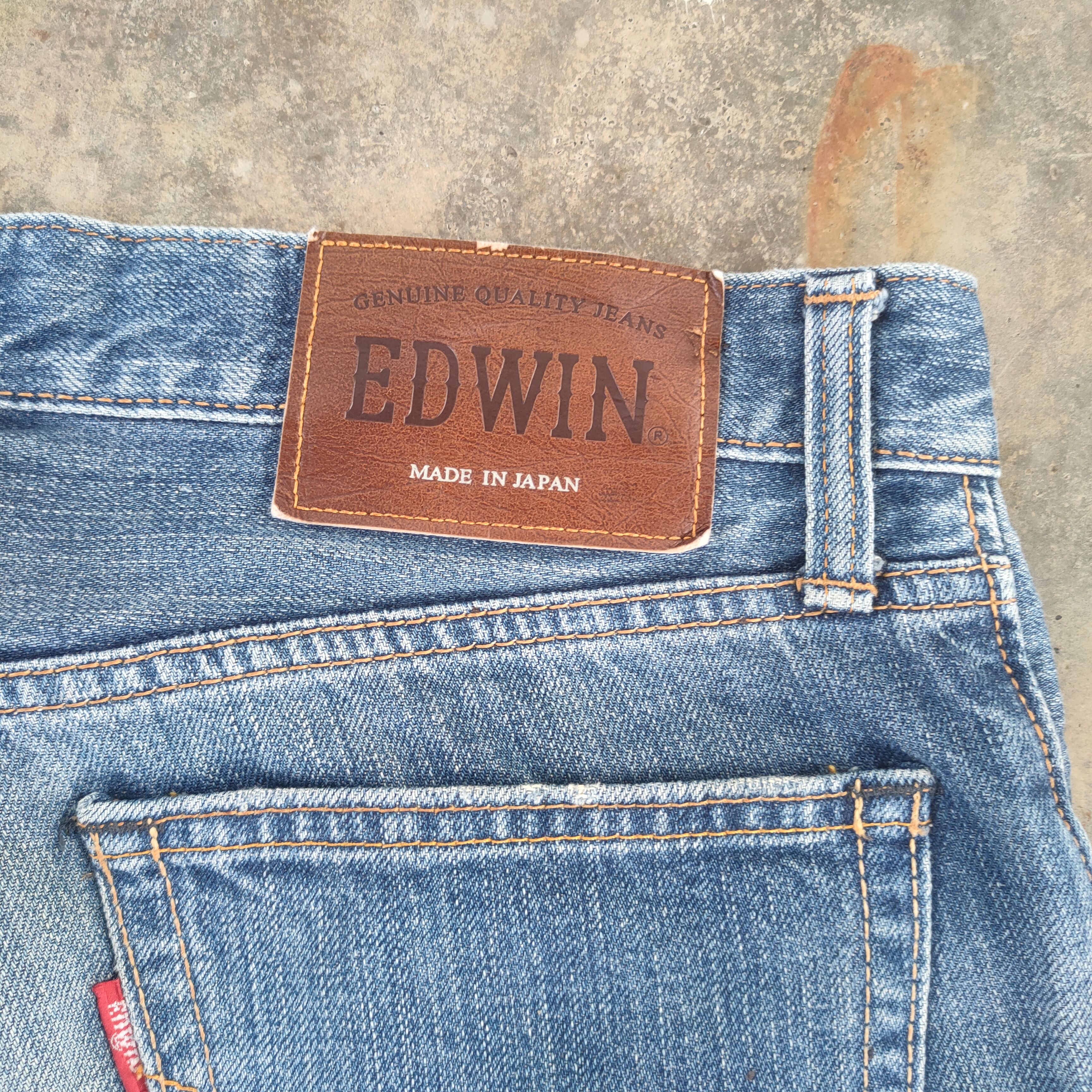 Edwin W31 VINTAGE EDWIN FADED DISTRESSED JEAN PANTS Size US 31 - 11 Thumbnail
