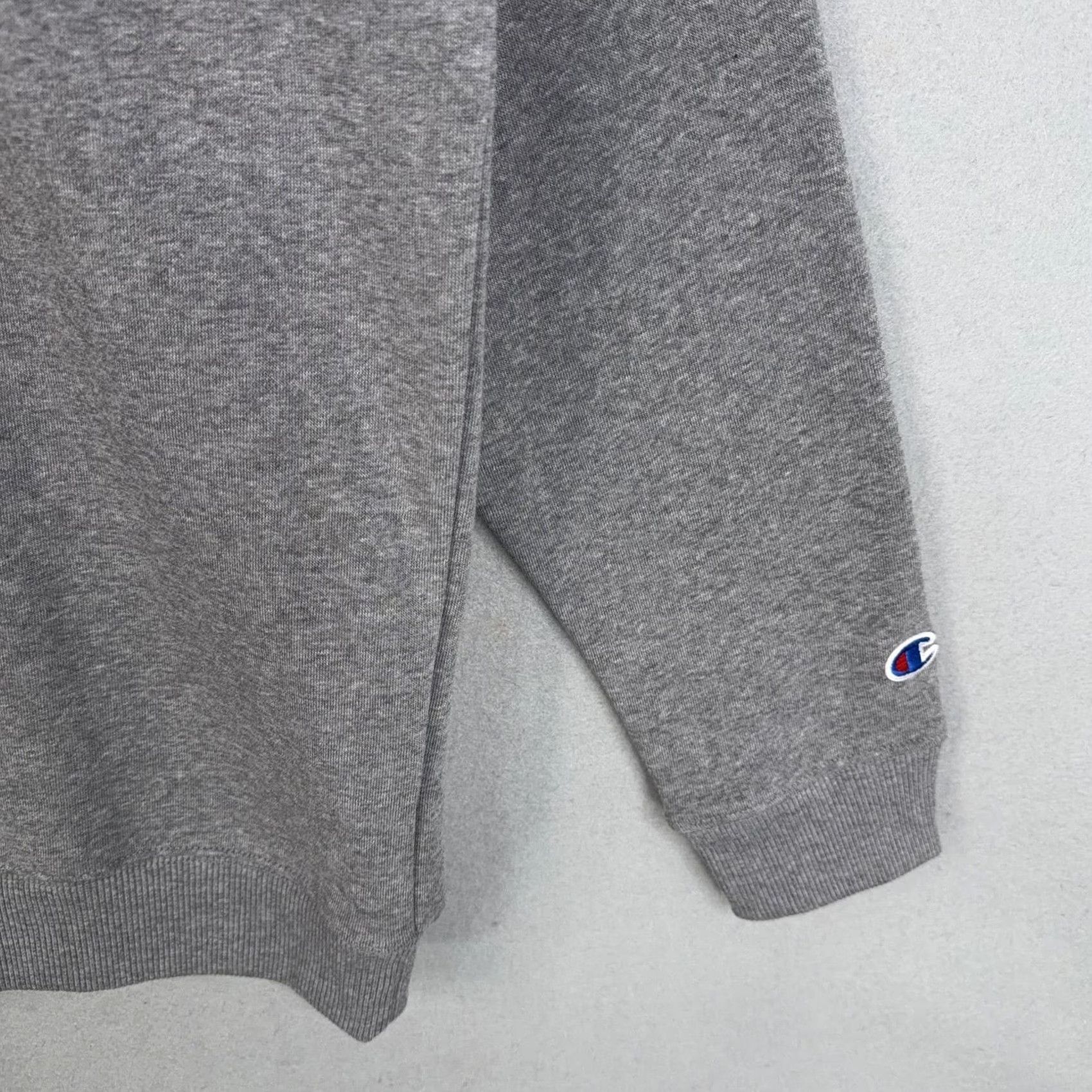 Champion Champion Mens Gray 1/4 Zip Sweatshirt Bozeman Montana Fleece Pullover L Large NWT Size US L / EU 52-54 / 3 - 4 Thumbnail