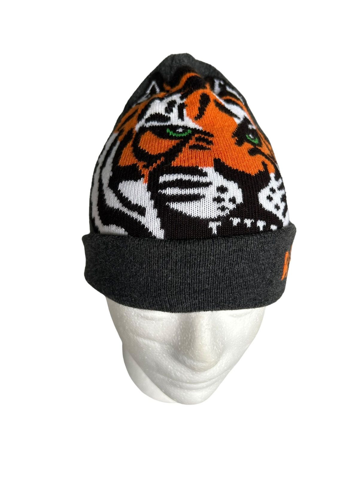 Japanese Brand × Kapital × Vintage Japanese Style Tiger Big Logo Beanie Hats RARE Design☠️☠️ Size ONE SIZE - 6 Thumbnail
