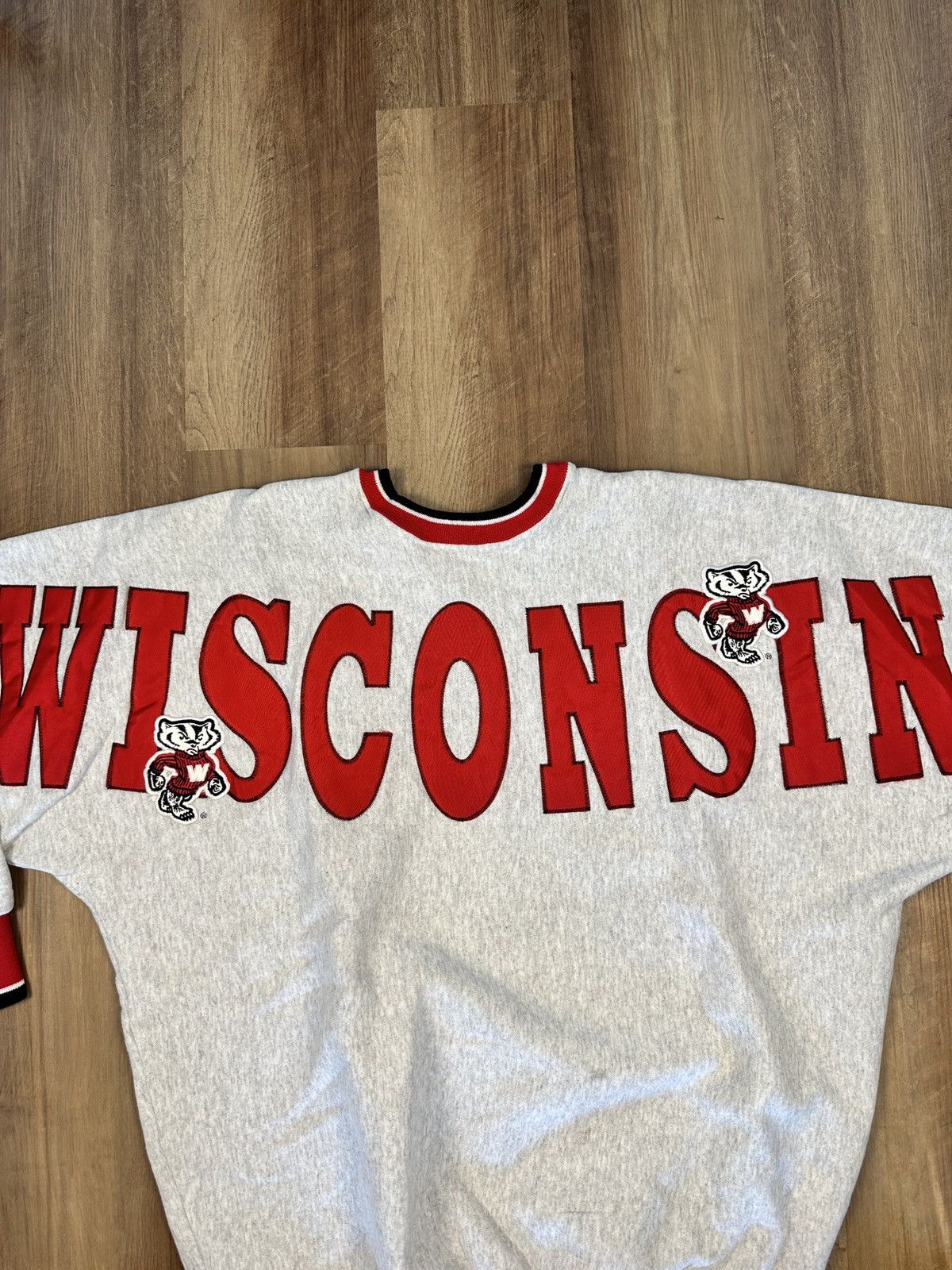 Vintage WISCONSIN VINTAGE SWEATSHIRT SIZE XL Size US XL / EU 56 / 4 - 4 Thumbnail