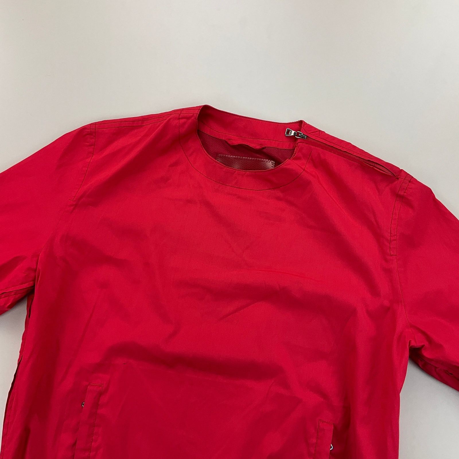Prada Prada Nylon 00s Sweatshirt - Women Large red designer item Size L / US 10 / IT 46 - 7 Thumbnail