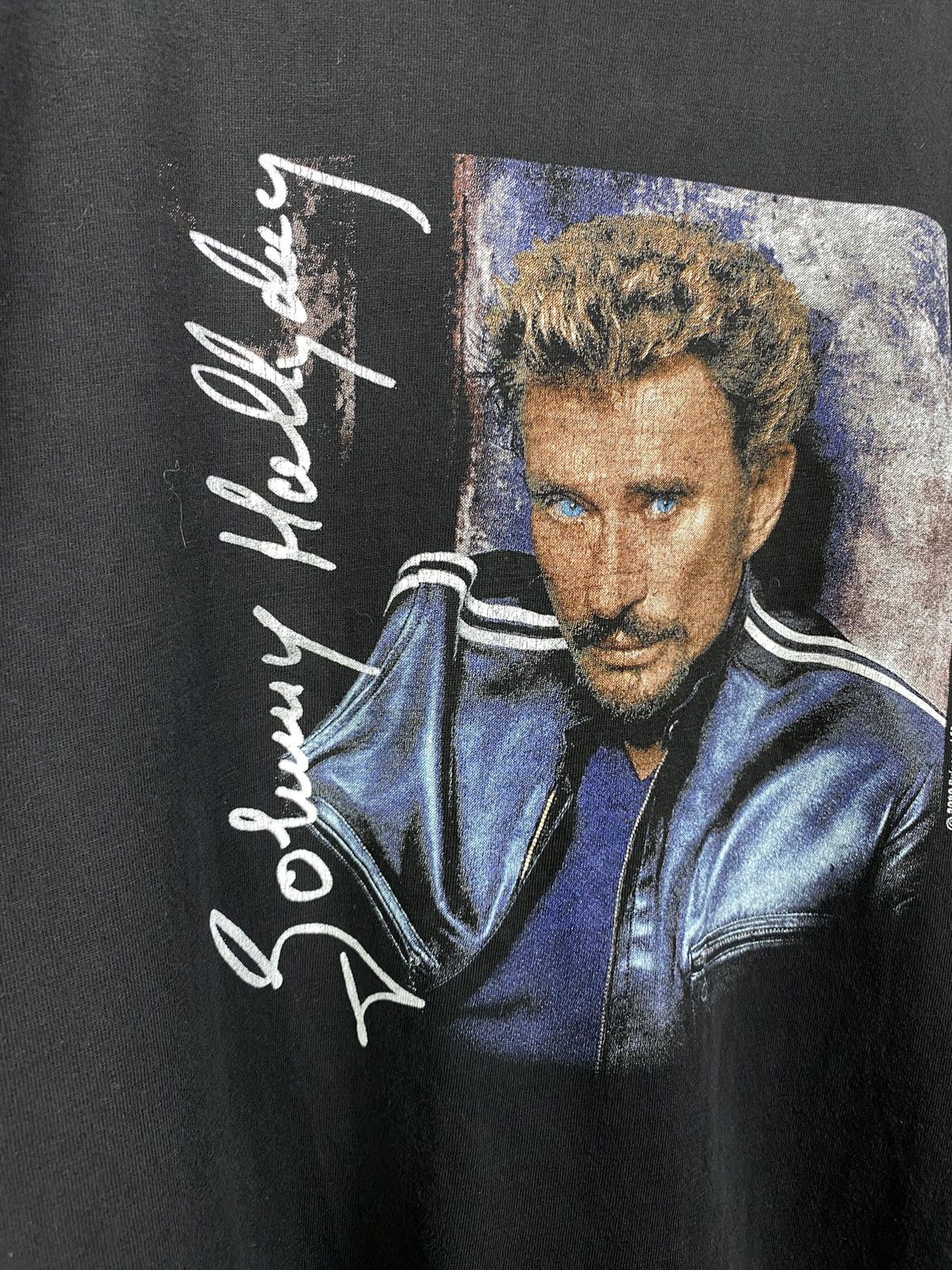 Band Tees × Vintage Johnny Hallyday 2003 Logo Tee T Shirt Vintage Size US XS / EU 42 / 0 - 4 Thumbnail