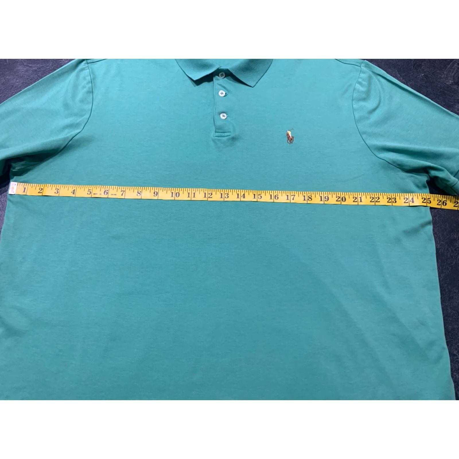 Ralph Lauren VINTAGE Ralph Lauren Polo Shirt Men's XL Green Golf Casual Short Sleeve Cotton Logo 90s Mens Size US XL / EU 56 / 4 - 6 Thumbnail