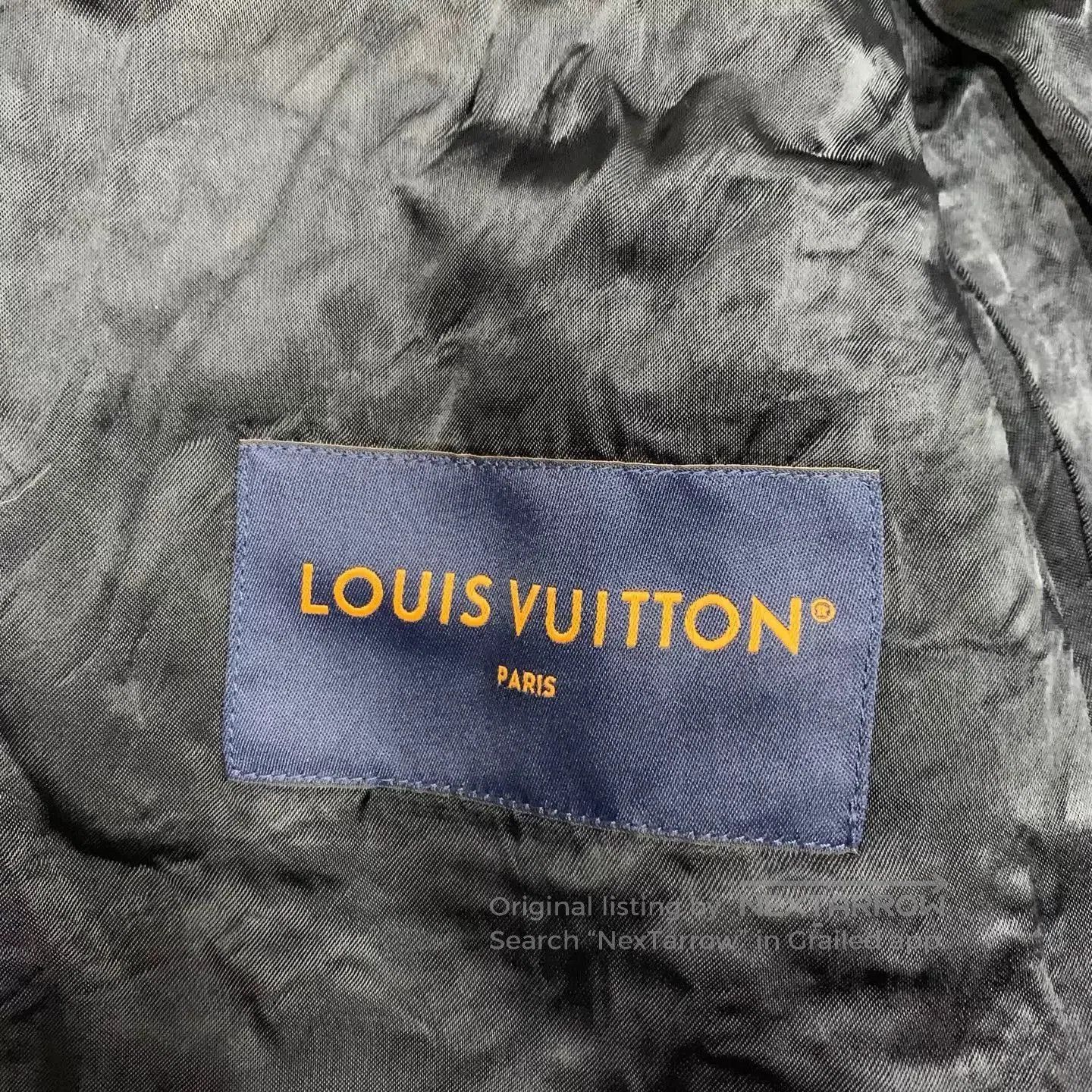 Louis Vuitton Blue Patterned Hoodie with Drawstring - Size M. Size US M / EU 48-50 / 2 - 6 Thumbnail