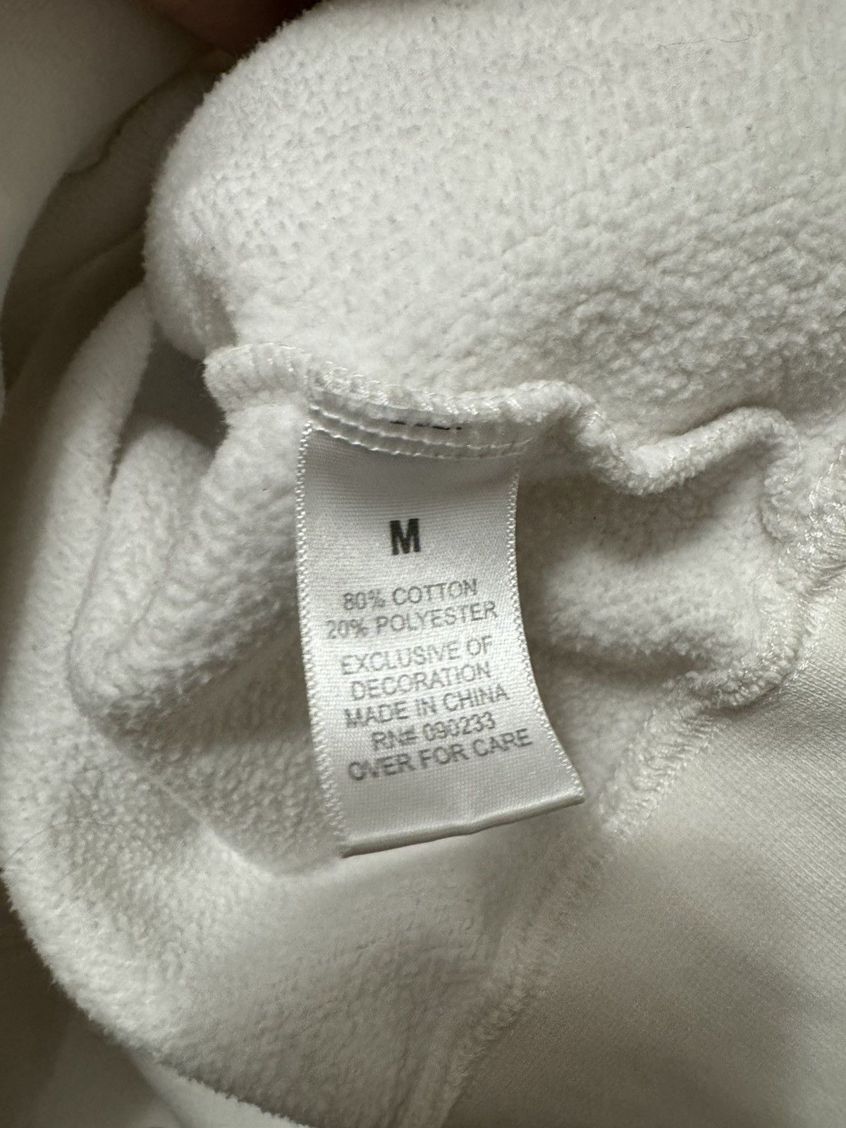 🔥Fear of God Essentials Boxy 3M Graphic Hoodie SZ Med White