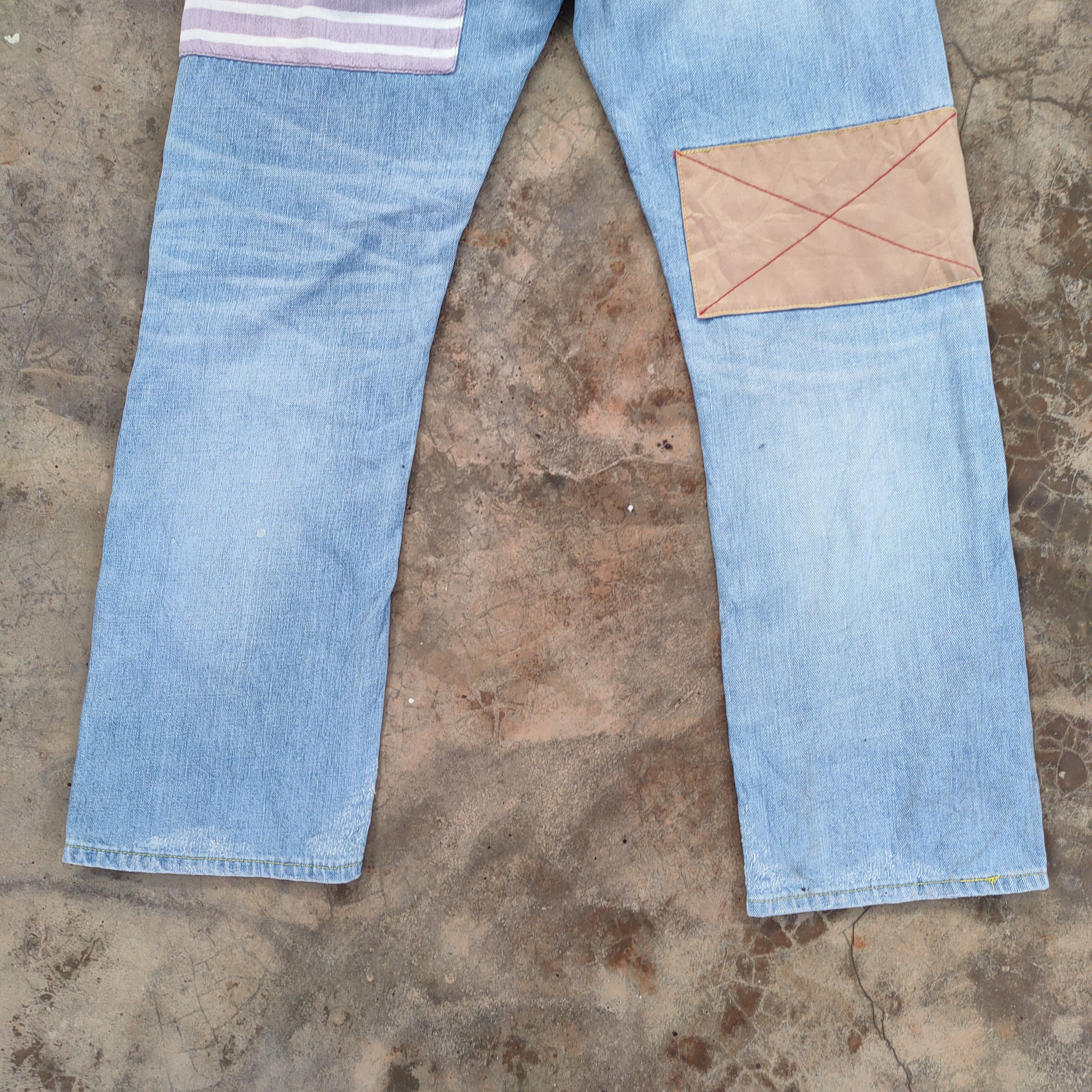 Japanese Brand # VINTAGE JAPANESE FADED BLUE JEANS DENIM PANTS Size US 34 / EU 50 - 11 Thumbnail