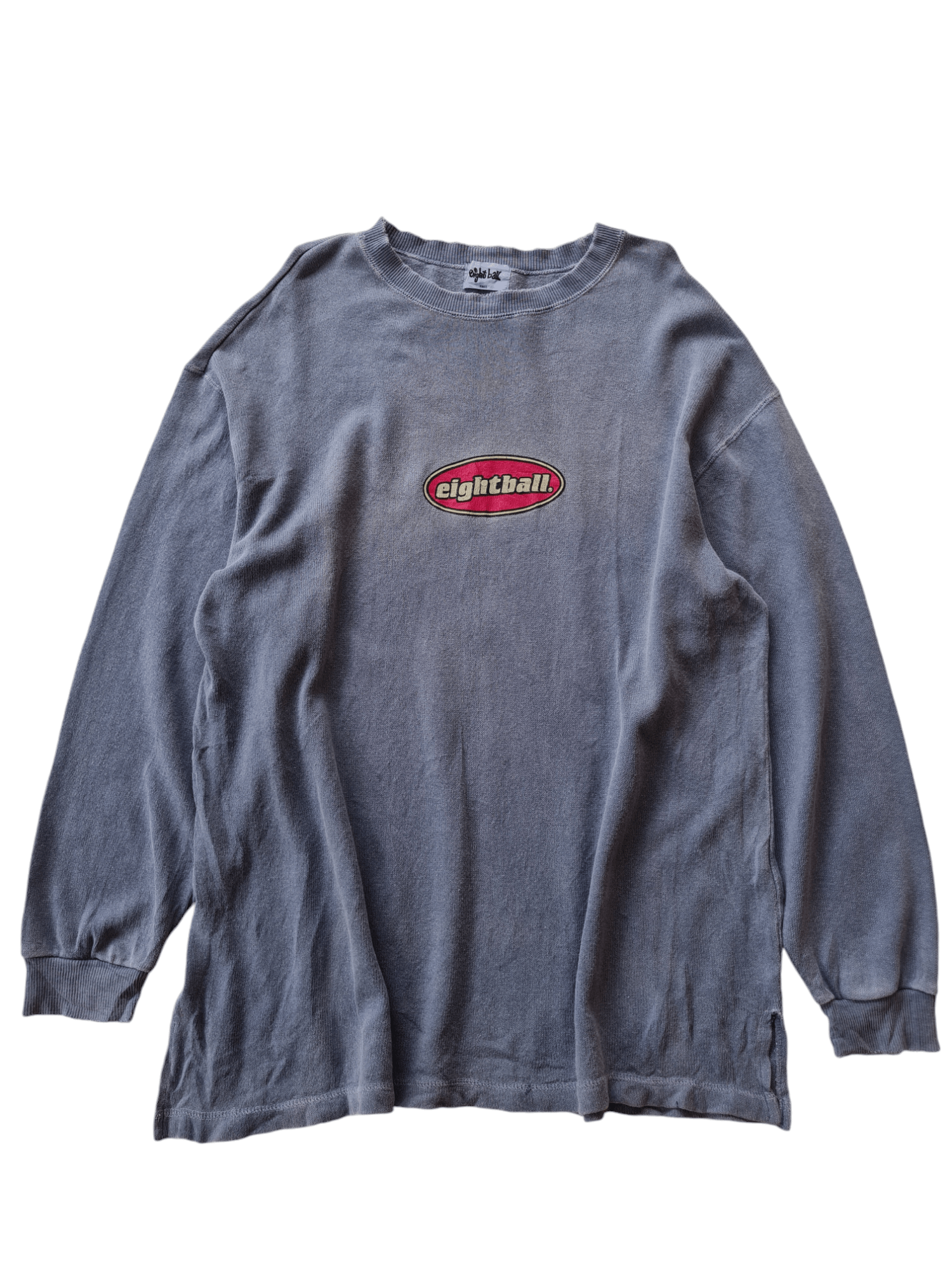 Vintage Vintage EightBall Distressed Sweatshirt Size US XL / EU 56 / 4 - 1 Thumbnail