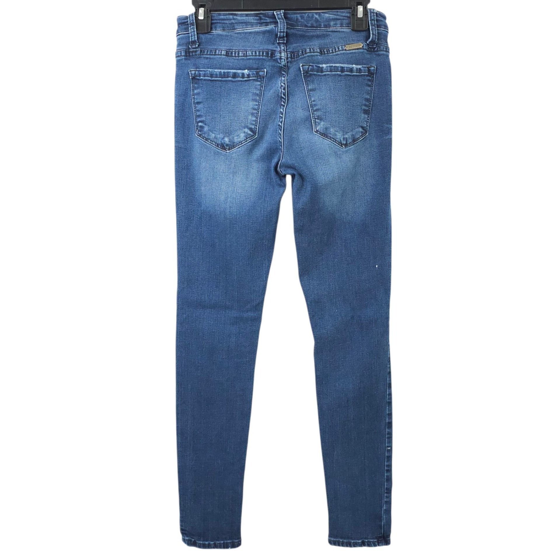 Kancan USA KanCan Mid Rise Skinny Jeans Womens Size 7/27 Stretch Dark W Size 27" / US 4 / IT 40 - 2 Thumbnail