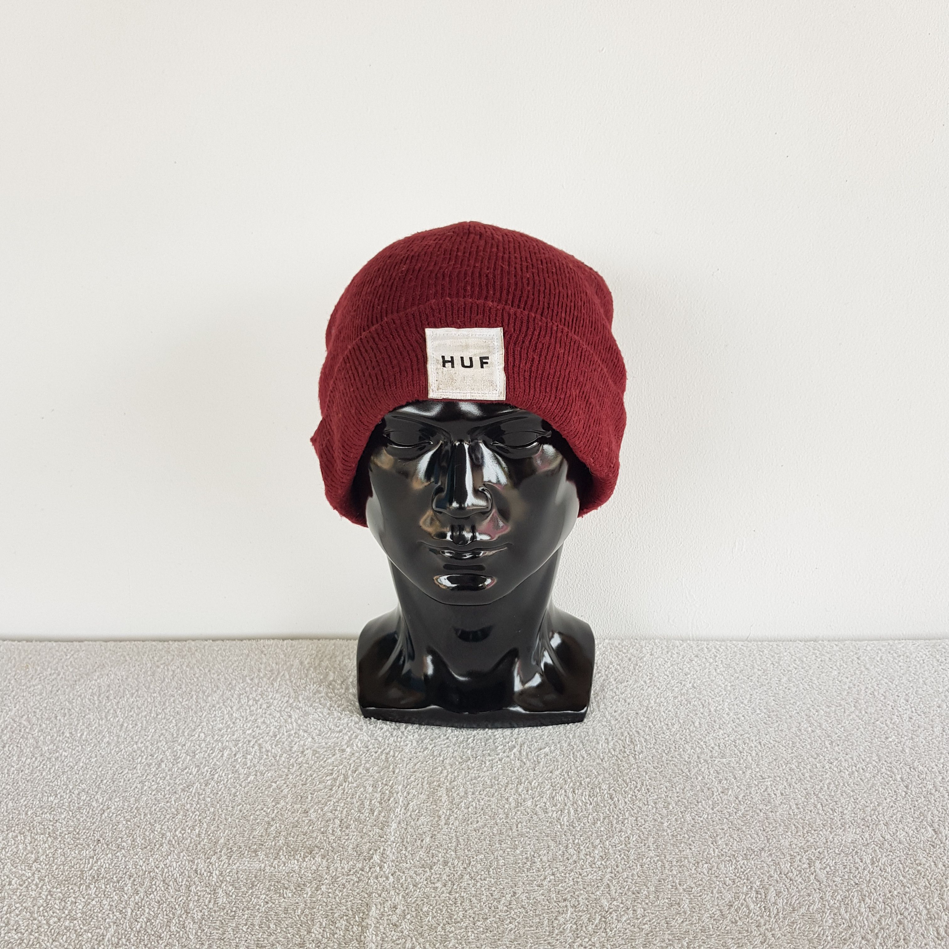Huf Vintage HUF Beanie Y2K Streetwear Hip Hop Swag Snow Caps Hat Size ONE SIZE - 2 Thumbnail