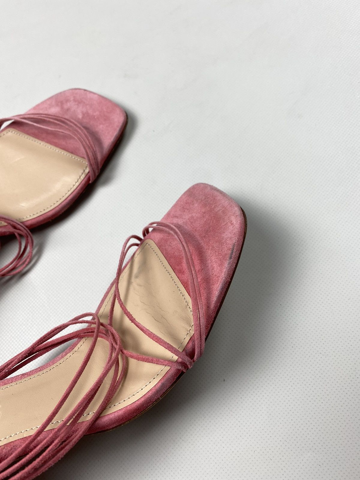 Jacquemus Jacquemus ladies suede strappy heels size 39 Size US 9 / IT 39 - 15 Thumbnail