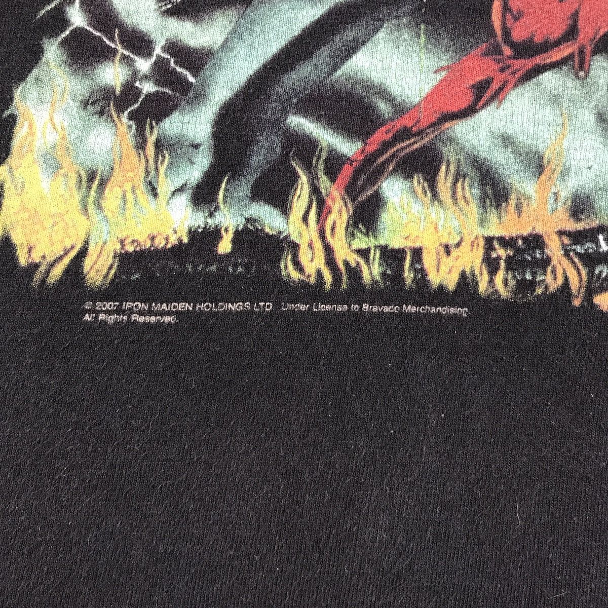 Band Tees × Hanes × Vintage Iron maiden number of the beast 2007 band t shirt Size US XXL / EU 58 / 5 - 4 Thumbnail