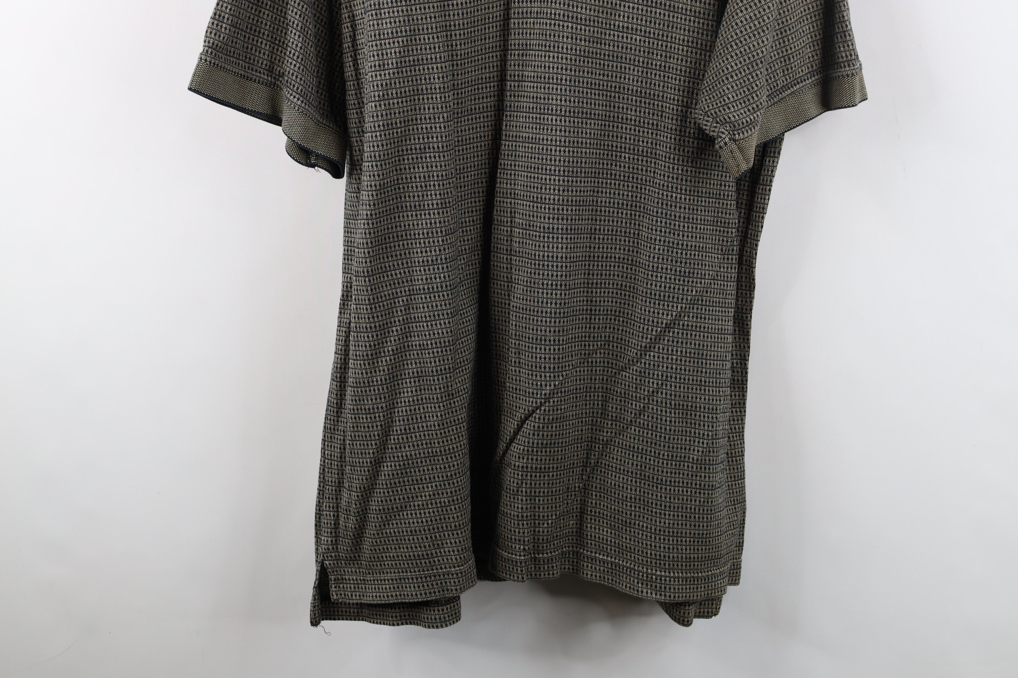 Vintage Vintage 90s Streetwear Geometric Knit Golf Polo Shirt Size US XL / EU 56 / 4 - 3 Thumbnail
