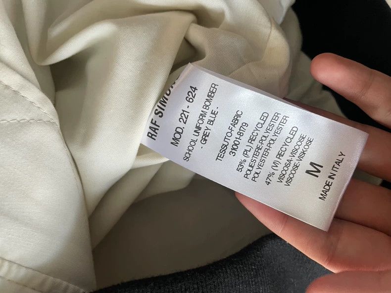 Raf Simons Raf simons 22SS Pleated Design Bomber Bomber Jacket Size US M / EU 48-50 / 2 - 4 Thumbnail