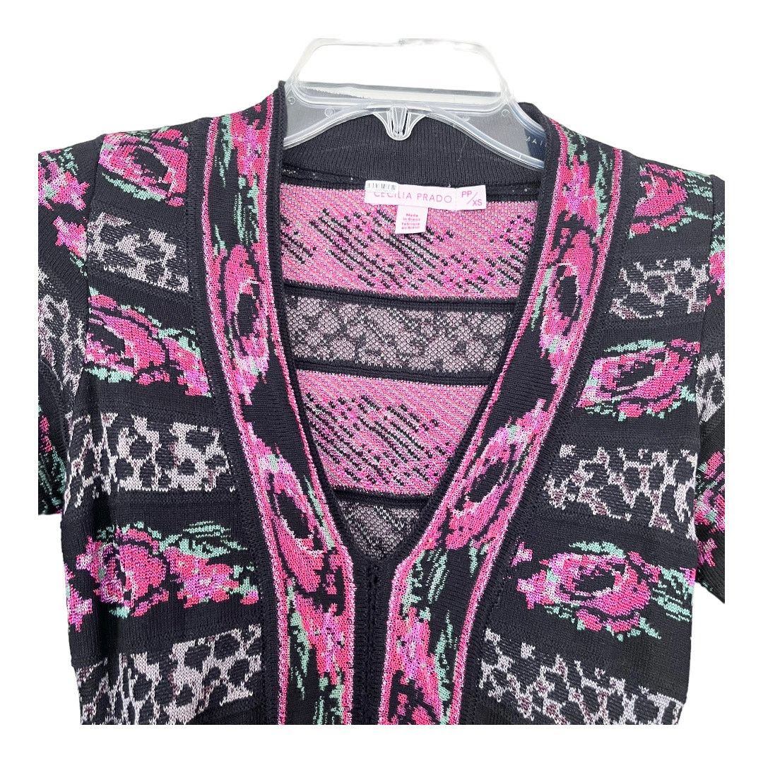 Anthropologie Anthropologie Cecilia Prado Emi Midi Floral Sweater Dress XS Size XS / US 0-2 / IT 36-38 - 6 Thumbnail