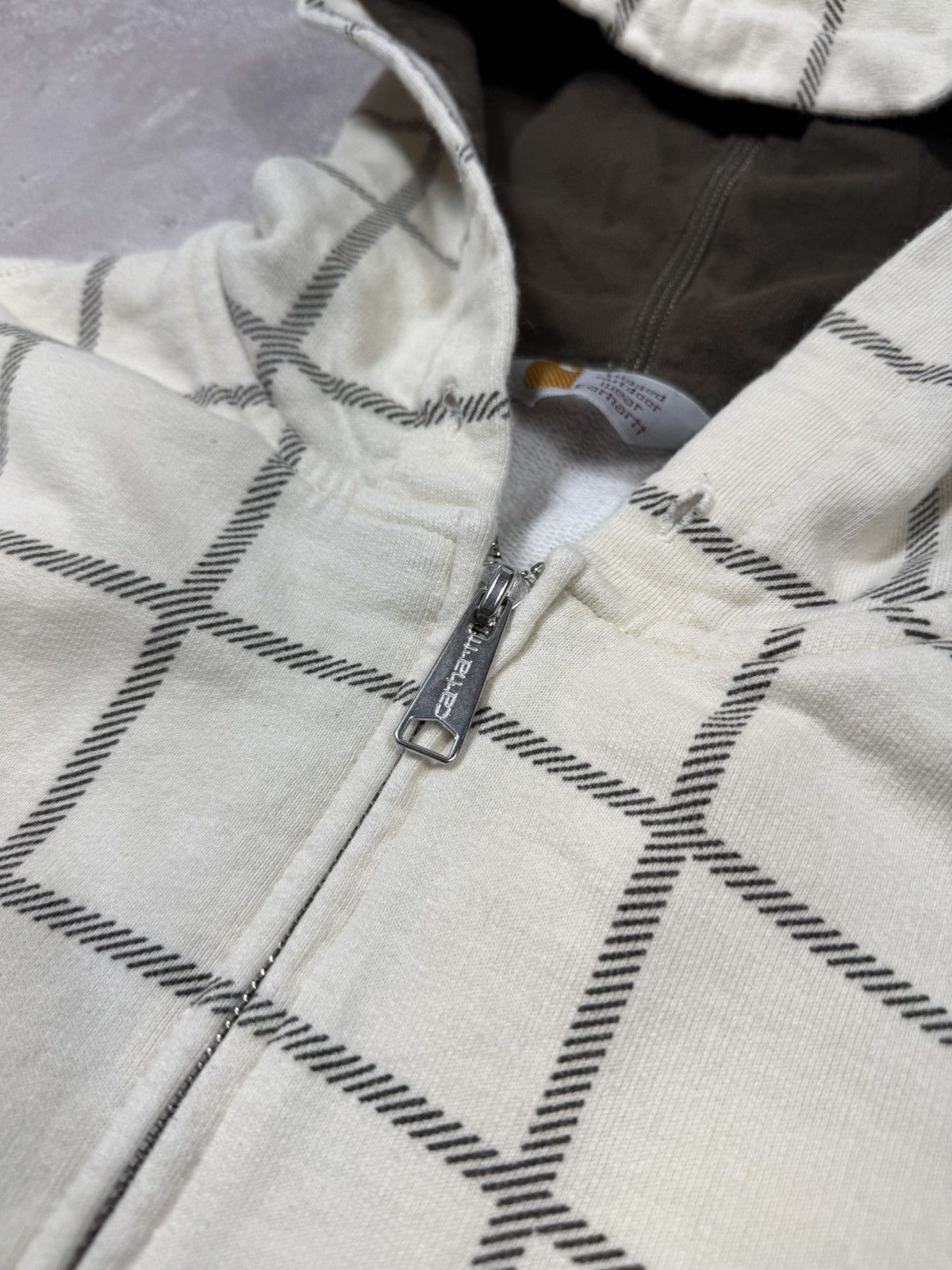 Carhartt Vintage Carhartt Plaid Zip Hoodie Size US S / EU 44-46 / 1 - 6 Thumbnail