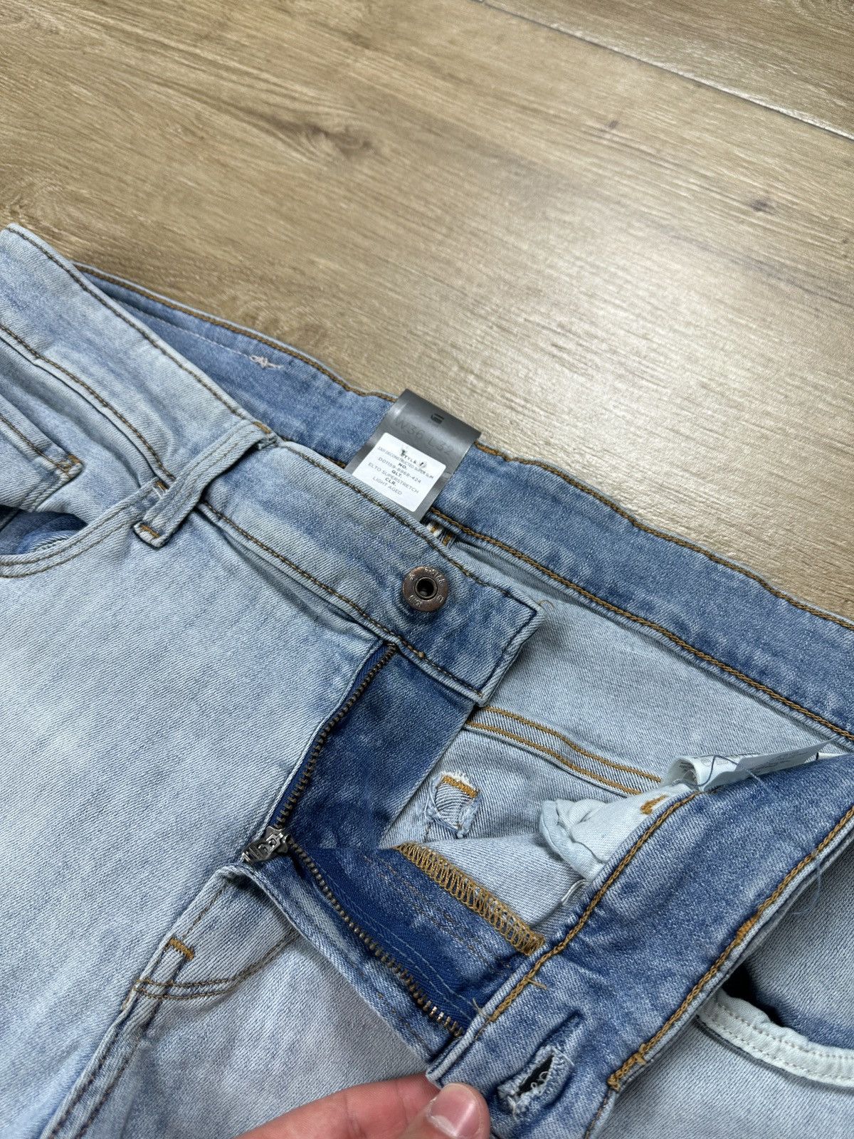 G-Star NEW🏷️ G-Star Raw 3301 Deconstructed Super Slim Denim Jeans Size US 36 / EU 52 - 5 Thumbnail