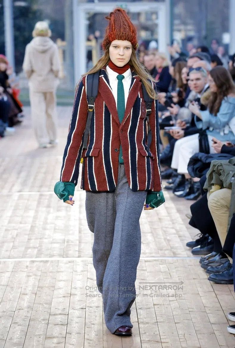 Undercover Undercover Size 1 2018aw striped teddy bear school blazer j Size S / US 4 / IT 40 - 9 Thumbnail