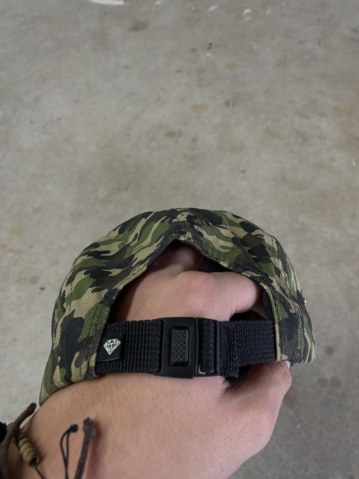 Vintage Vintage Diamond Supply Co Skate Military Camo Strap Adjust Size ONE SIZE - 4 Thumbnail