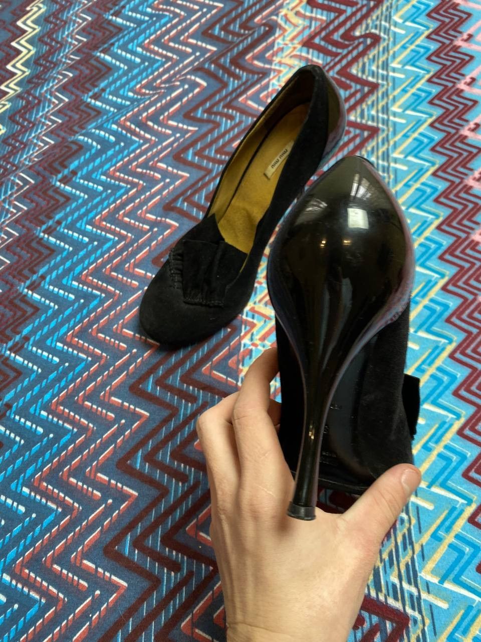 Miu Miu MIU MIU 00s SUEDE TURQUOISE FANCY PUMPS Size US 8 / IT 38 - 7 Thumbnail