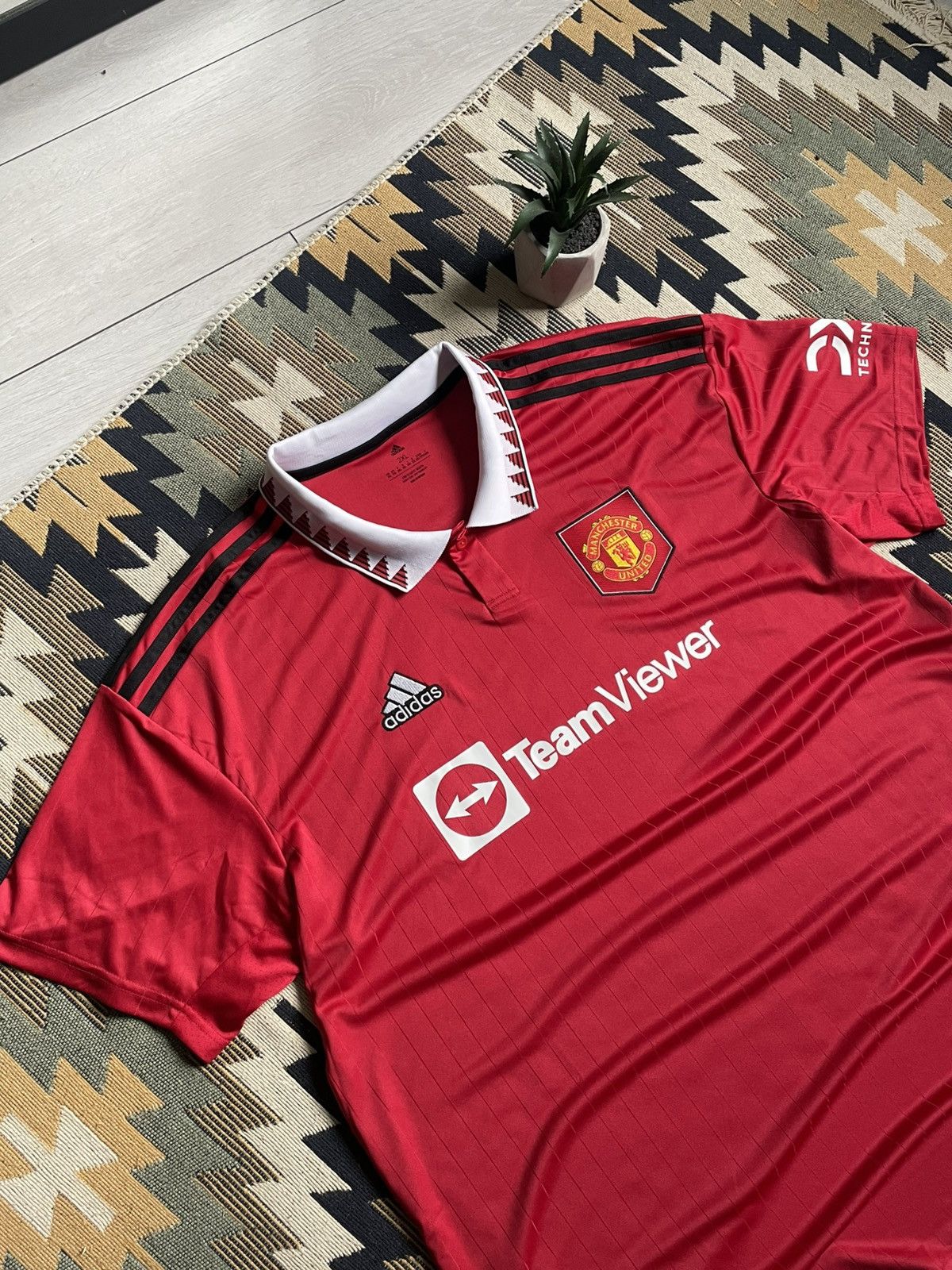 Other Adidas Manchester United 22/23 Home Soccer Blockcore Jersey Size US XXL / EU 58 / 5 - 4 Thumbnail