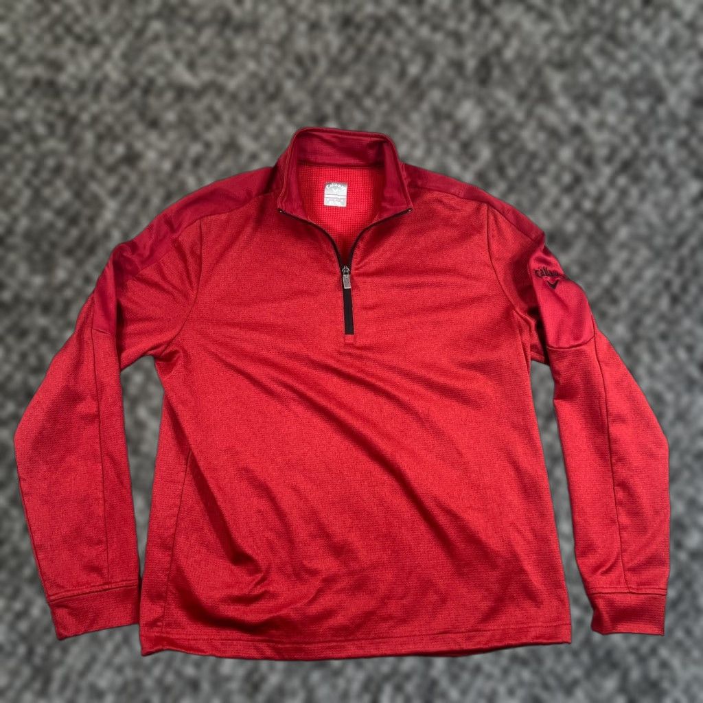 Callaway Callaway Golf Shirt Pullover 1/4 Zip Long Sleeve Weather Series Mens Size US M / EU 48-50 / 2 - 1 Thumbnail