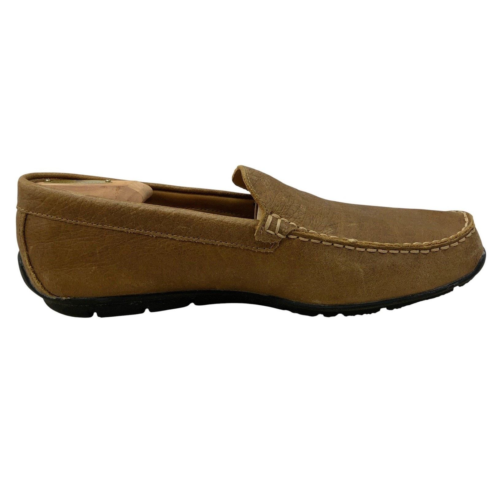 Footjoy FootJoy Loafers 10 M Tan Leather Driving Moccasin Slip On Size US 10 / EU 43 - 3 Thumbnail