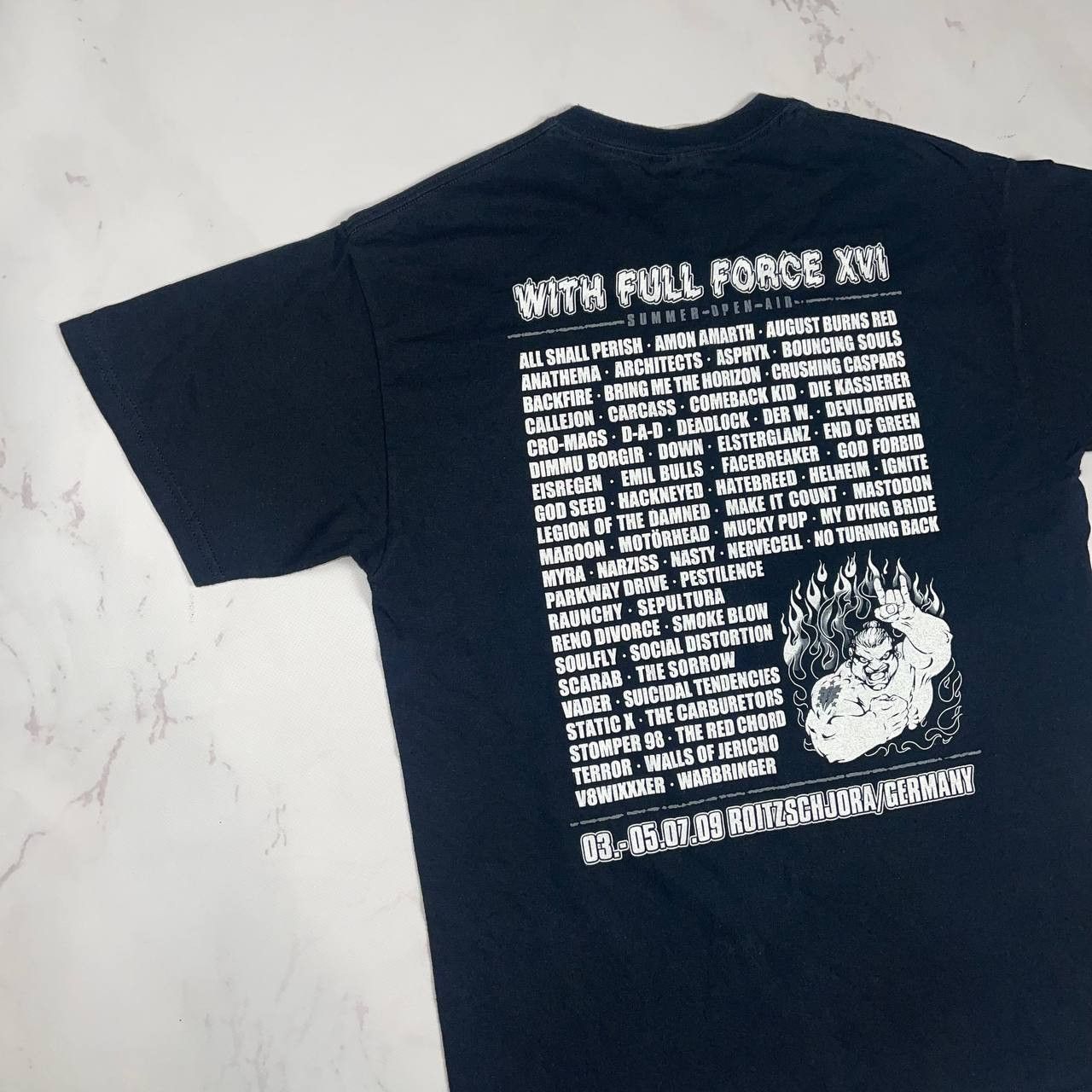 Vintage Band Tees × Vintage With Full Force Festival T-Shirt Sz M Size US M / EU 48-50 / 2 - 10 Thumbnail