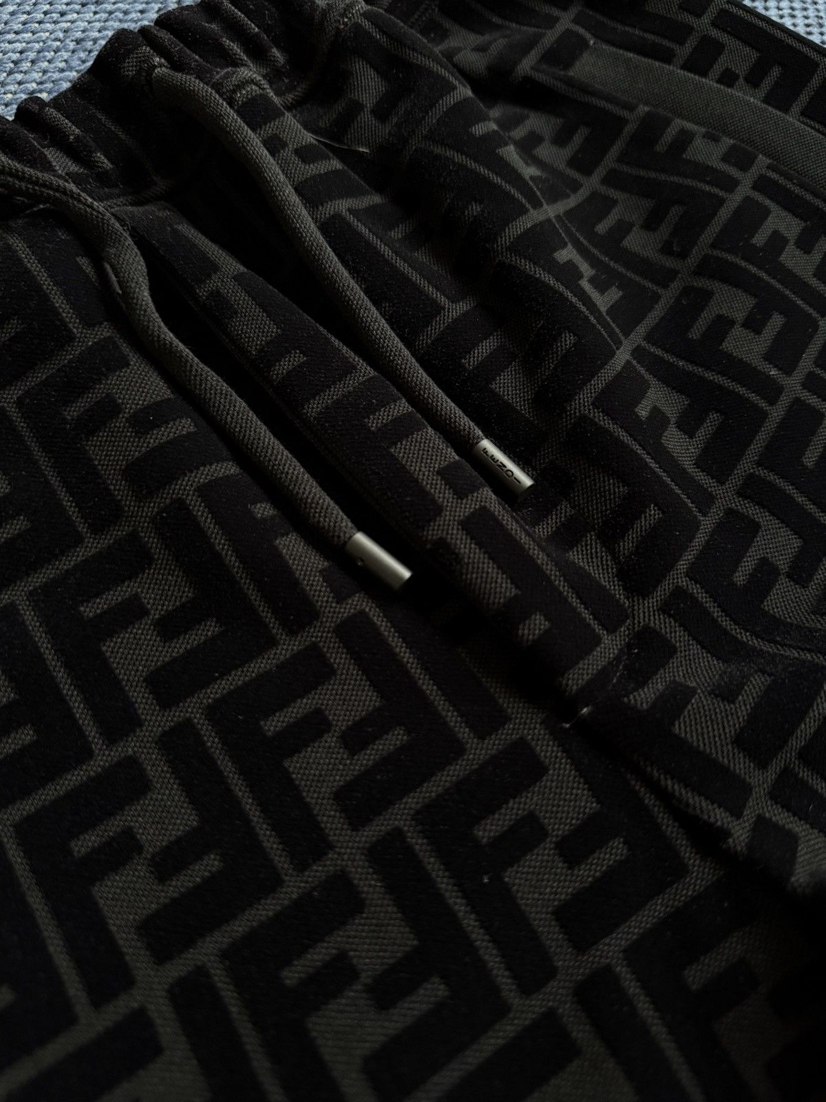 Fendi FW21 Black Monogram Zucca Pants Size US 31 - 3 Thumbnail