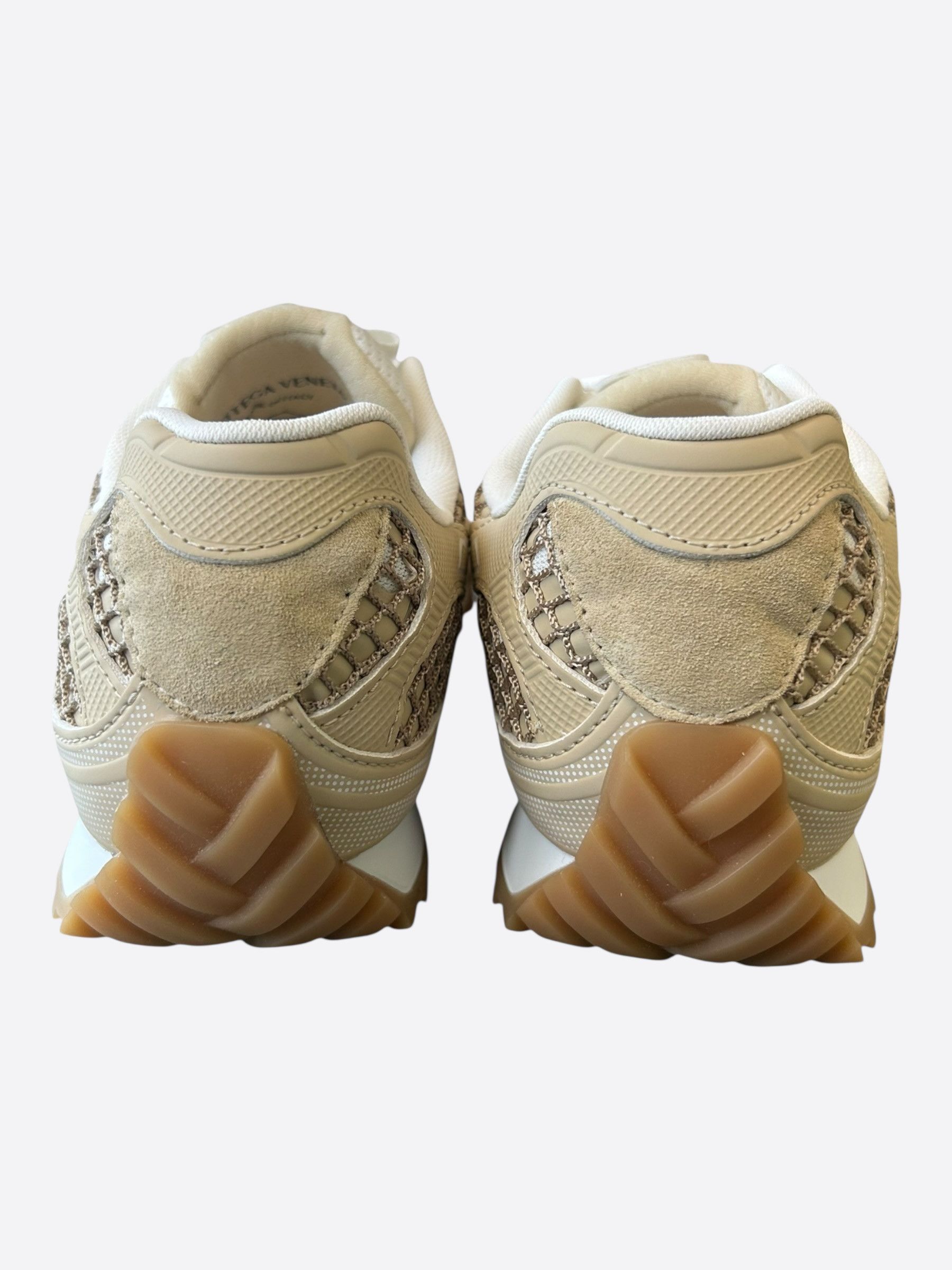 Bottega Veneta Bottega Veneta Beige Suede Orbit Women's Sneakers Size US 7 / IT 37 - 4 Thumbnail