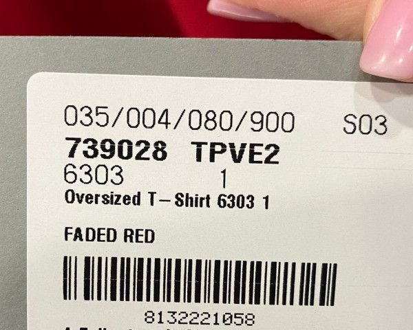 Balenciaga o1mt1gz1024 Many Kisses T-Shirt Oversized in Red Size US S / EU 44-46 / 1 - 8 Thumbnail