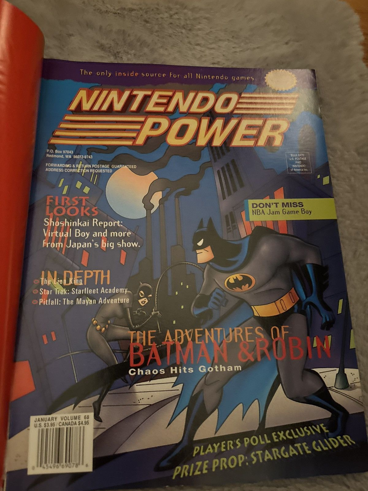 Nintendo NINTENDO POWER ‘95 Vintage Gaming Magazine Size ONE SIZE - 2 Thumbnail