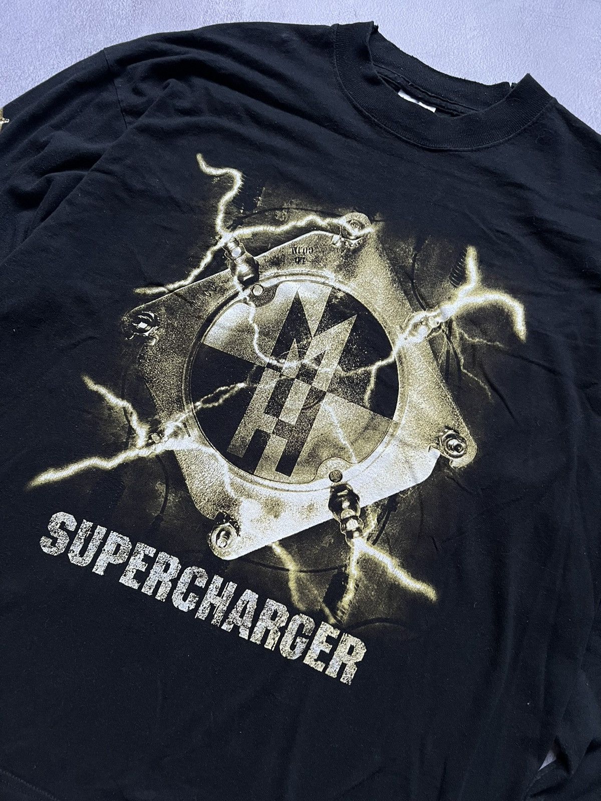 Vintage 2001 Machine Head Supercharger Long sleeve Tshirt