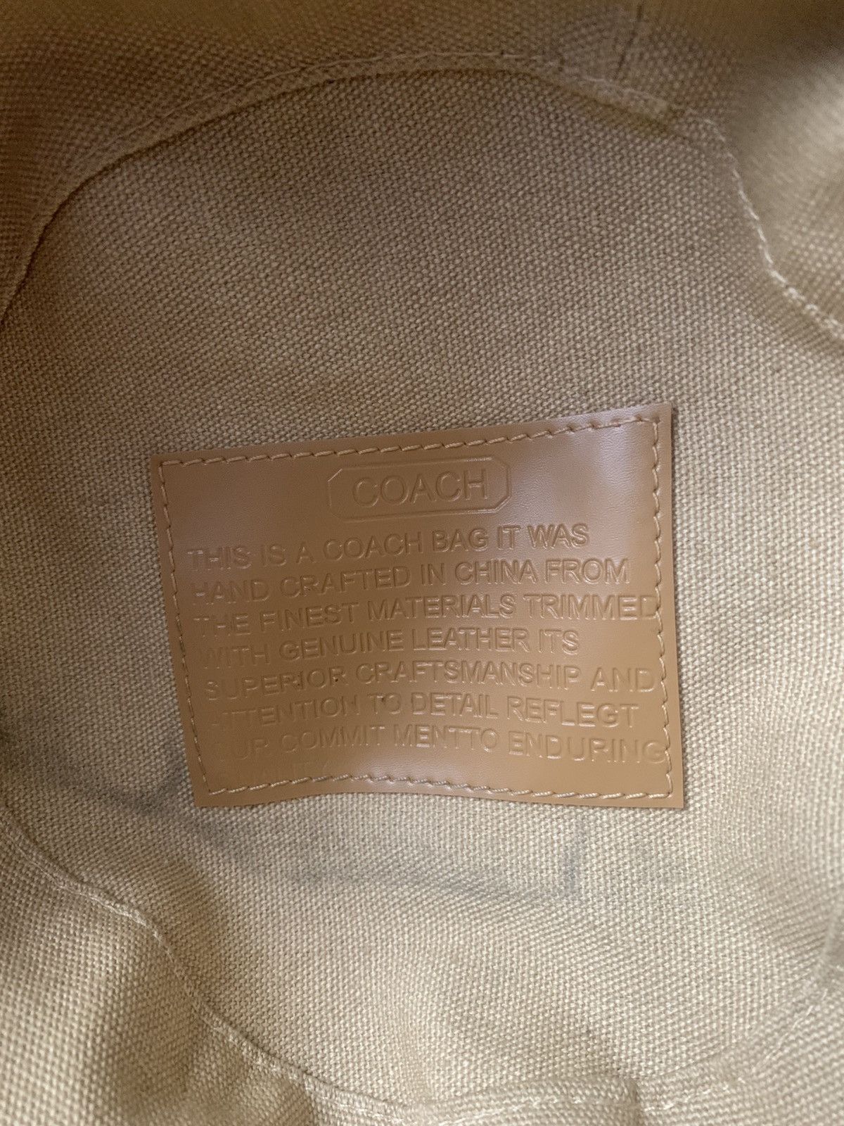 Coach × Vintage Vintage Coach Red Monogram Buckethat Size ONE SIZE - 2 Thumbnail